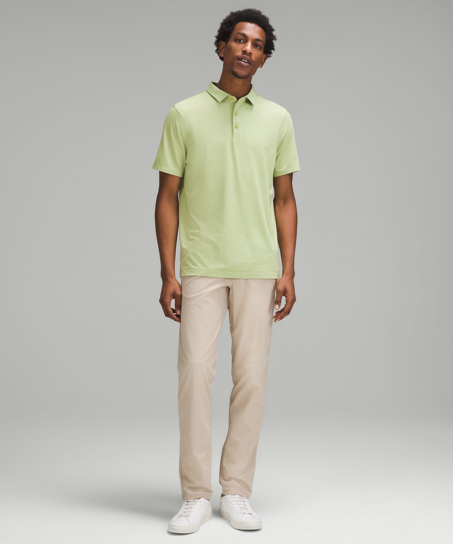 Lululemon Evolution Polo - Willow Green - lulu fanatics