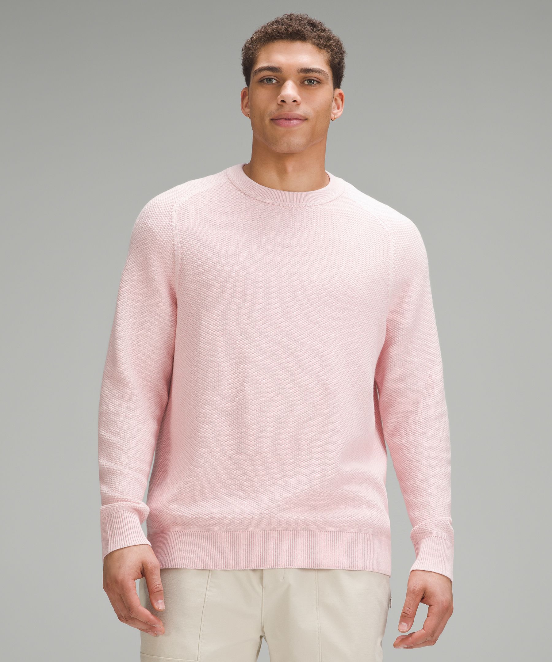 Pink sweater for outlet guys