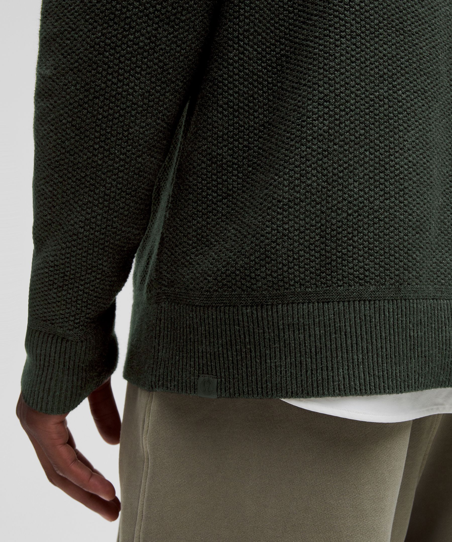 Lululemon Textured Knit Crewneck Sweater