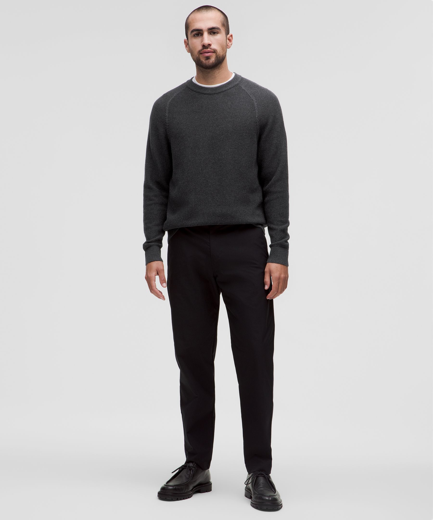 Shop Lululemon Textured Knit Crewneck Sweater