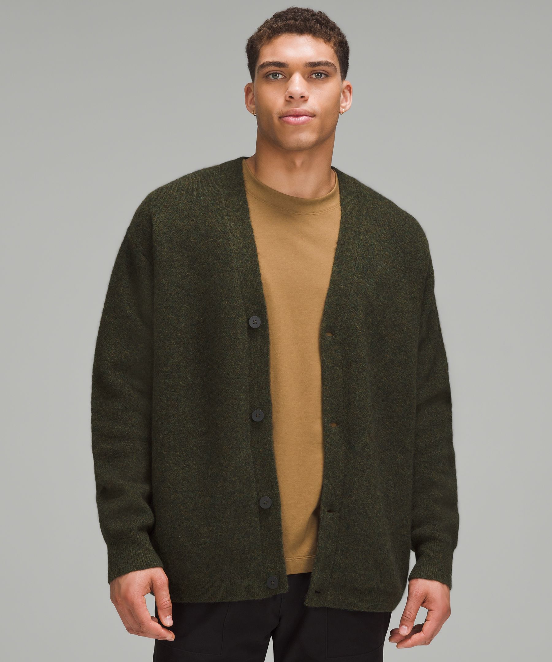 Alpaca Wool-Blend Cardigan Sweater | Men's Sweaters | lululemon Canada