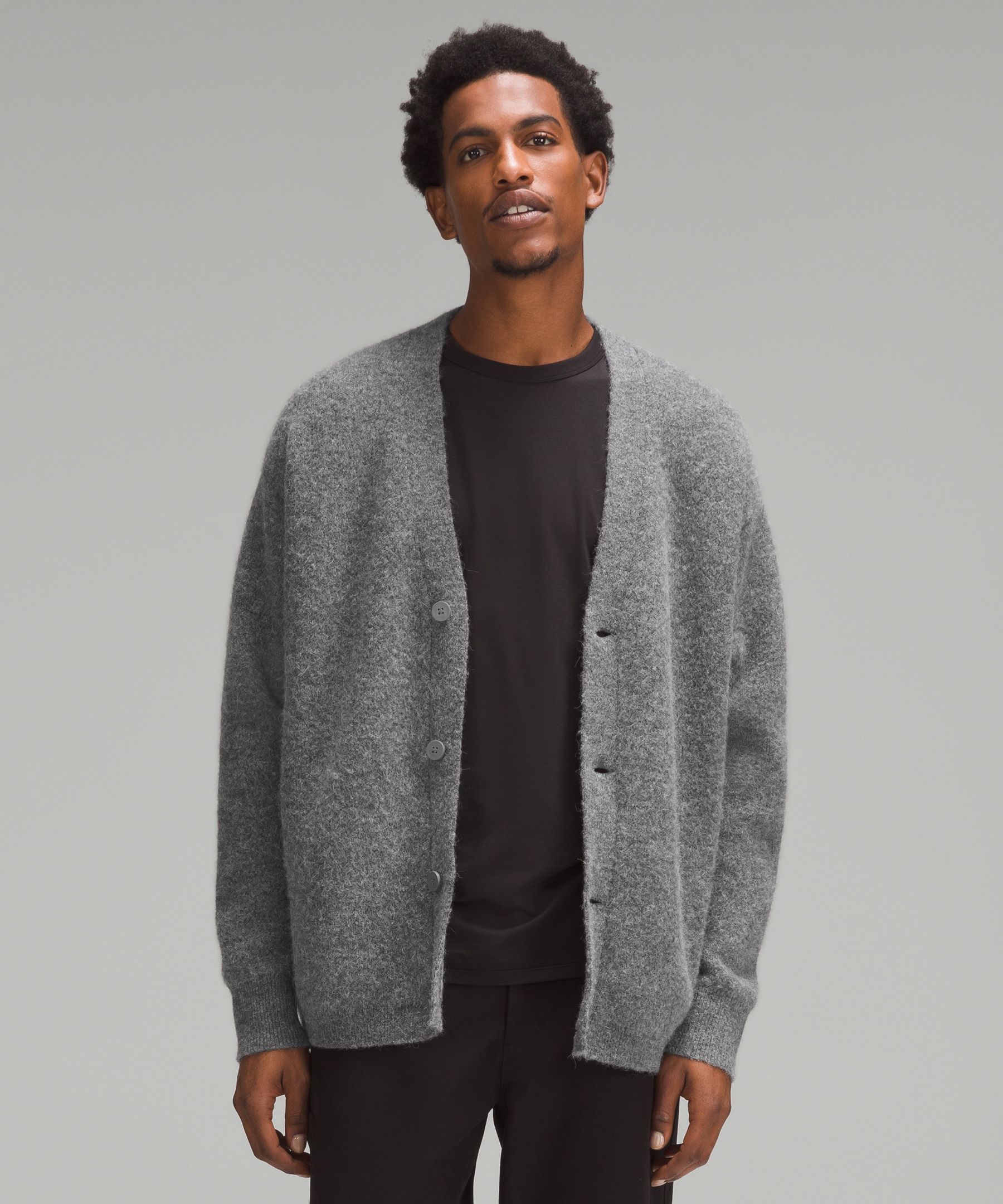 Alpaca Wool-Blend Cardigan Sweater | Men's Sweaters | lululemon Canada