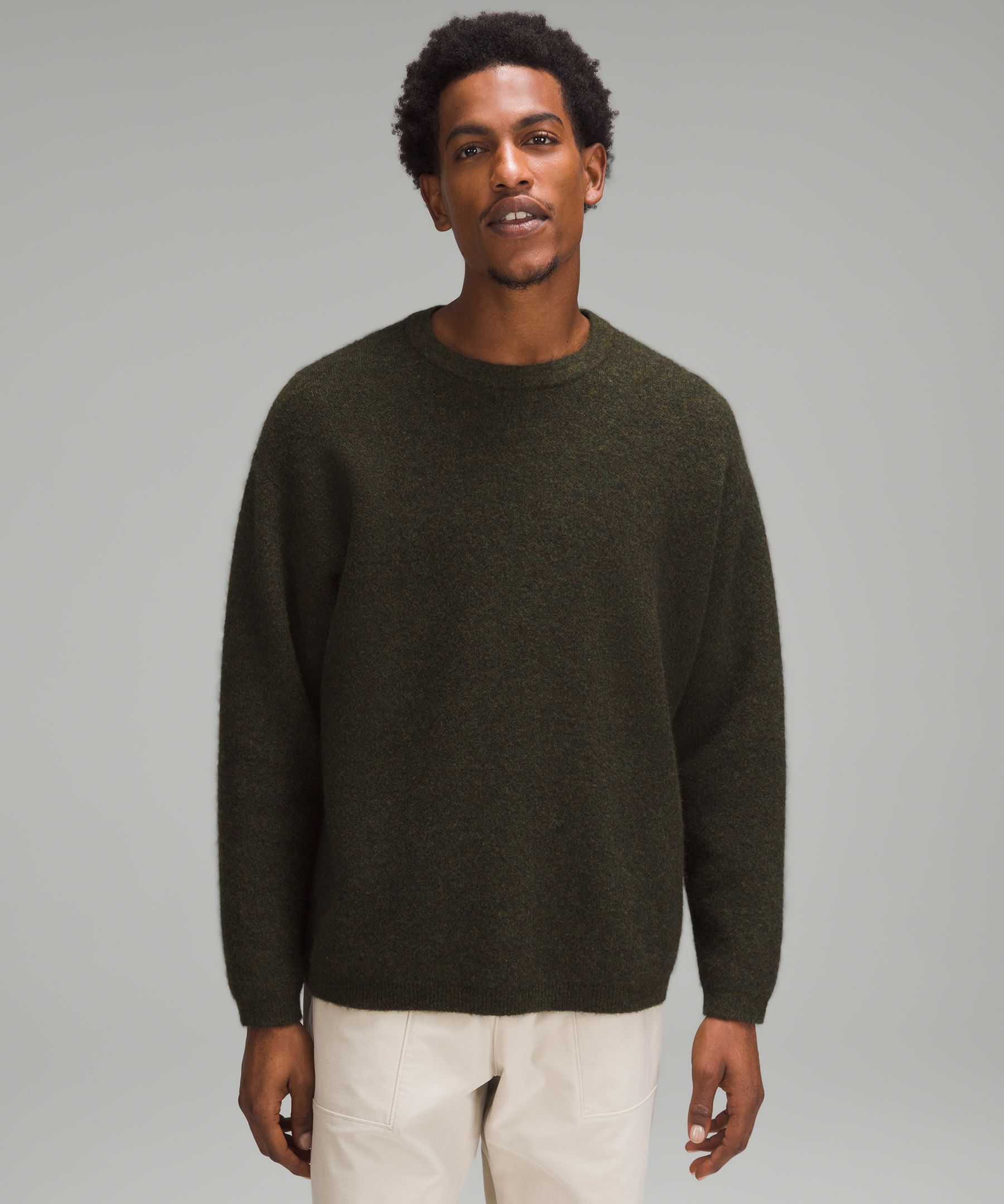 Alpaca Wool-Blend Crewneck Sweater | Men's Sweaters | lululemon