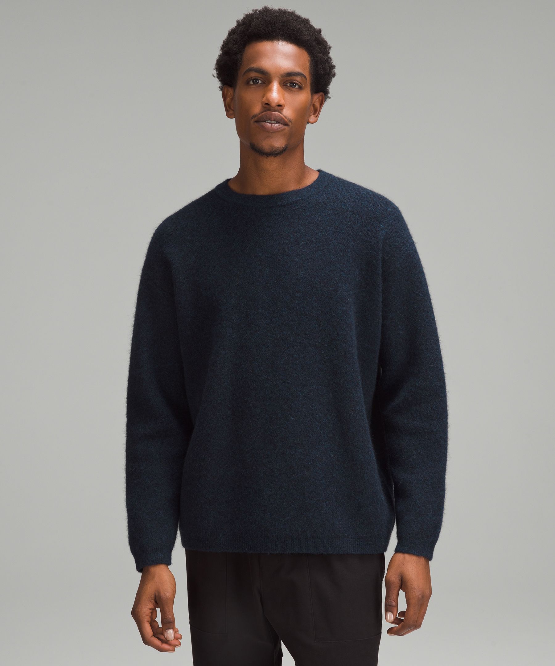 Alpaca Wool-Blend Crewneck Sweater | パーカー＆トレーナー