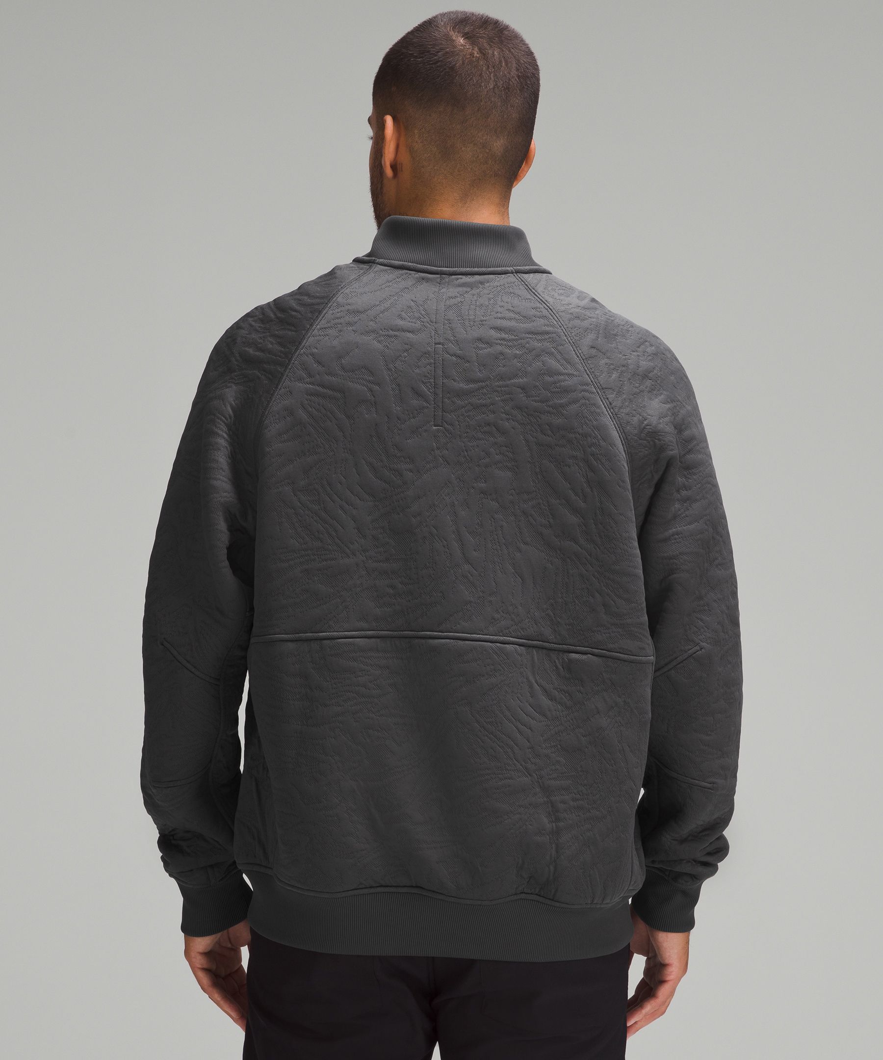 Men's full-zip jacquard Knit-Tech fleece