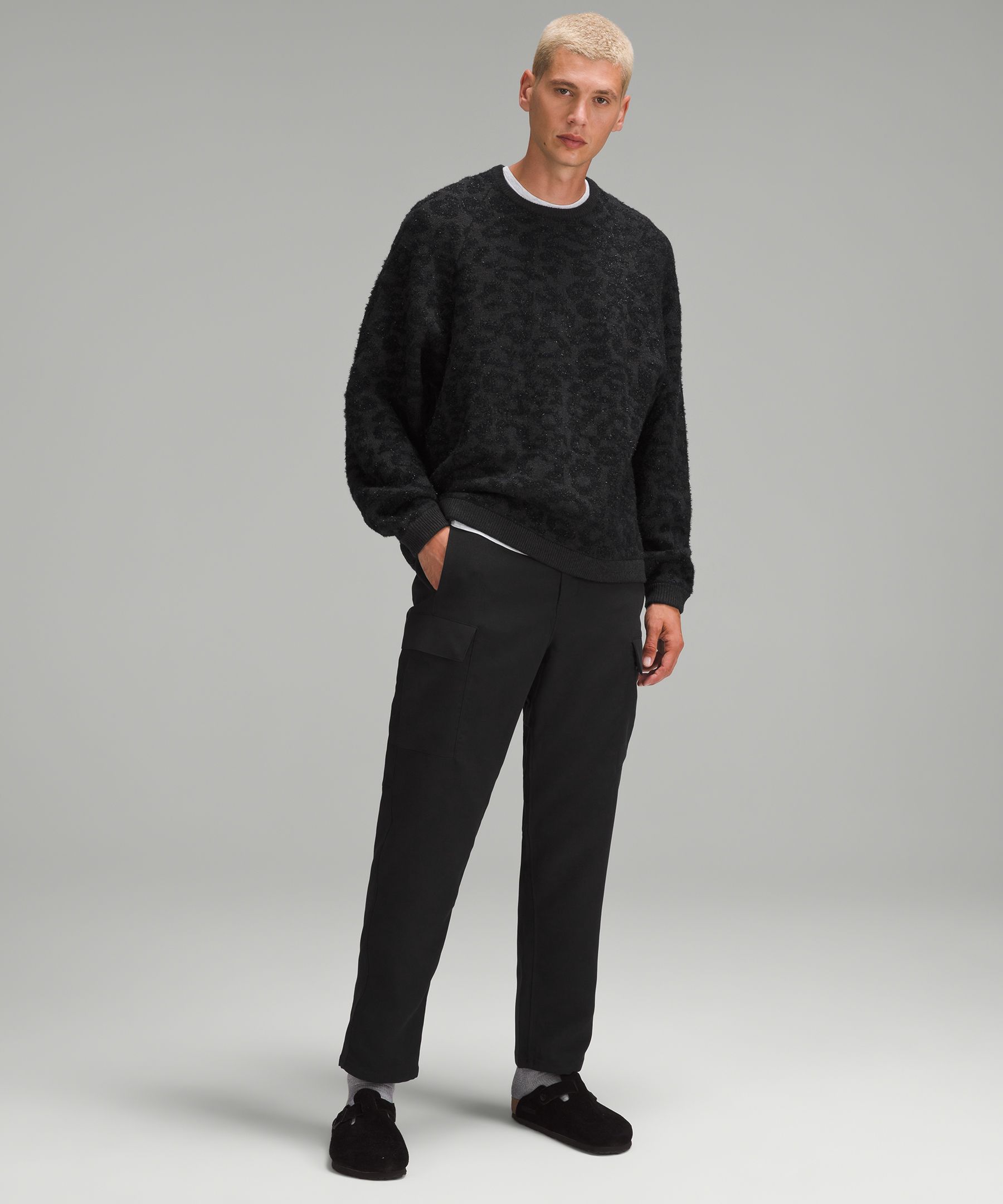 Wool-Blend Jacquard Sweater, Sweatshirts