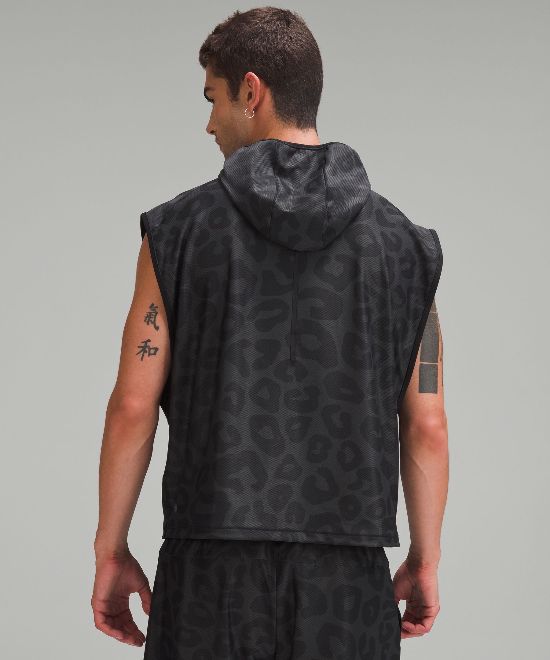 Sleeveless discount hoodie training