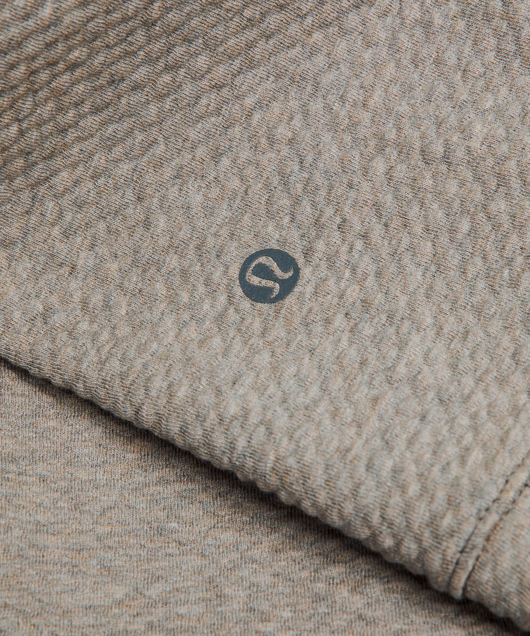 Lululemon Textured Double-knit Cotton Half Zip