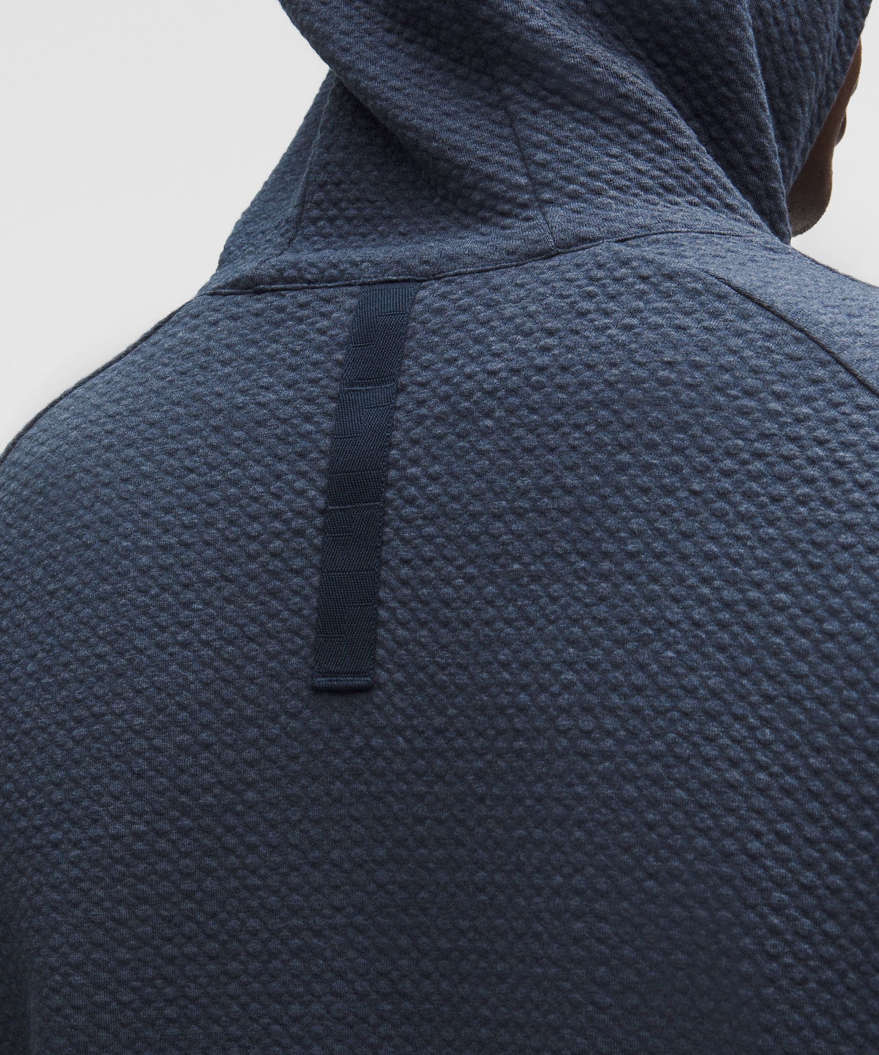 Textured Double-Knit Cotton Hoodie