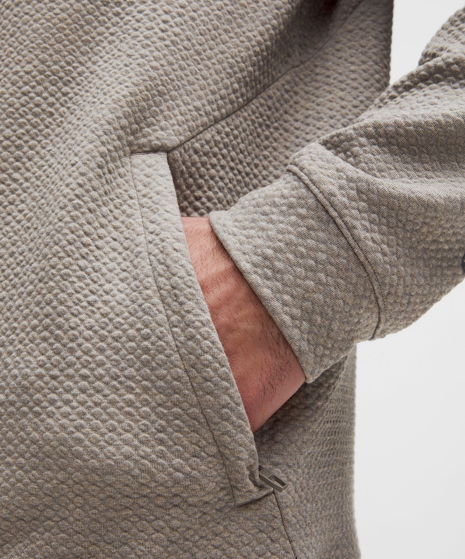 lululemon Men's☆ テクスチャーWニット・スウェットフーディー lululemon Men's☆ テクスチャーWニット・スウェットフーディー