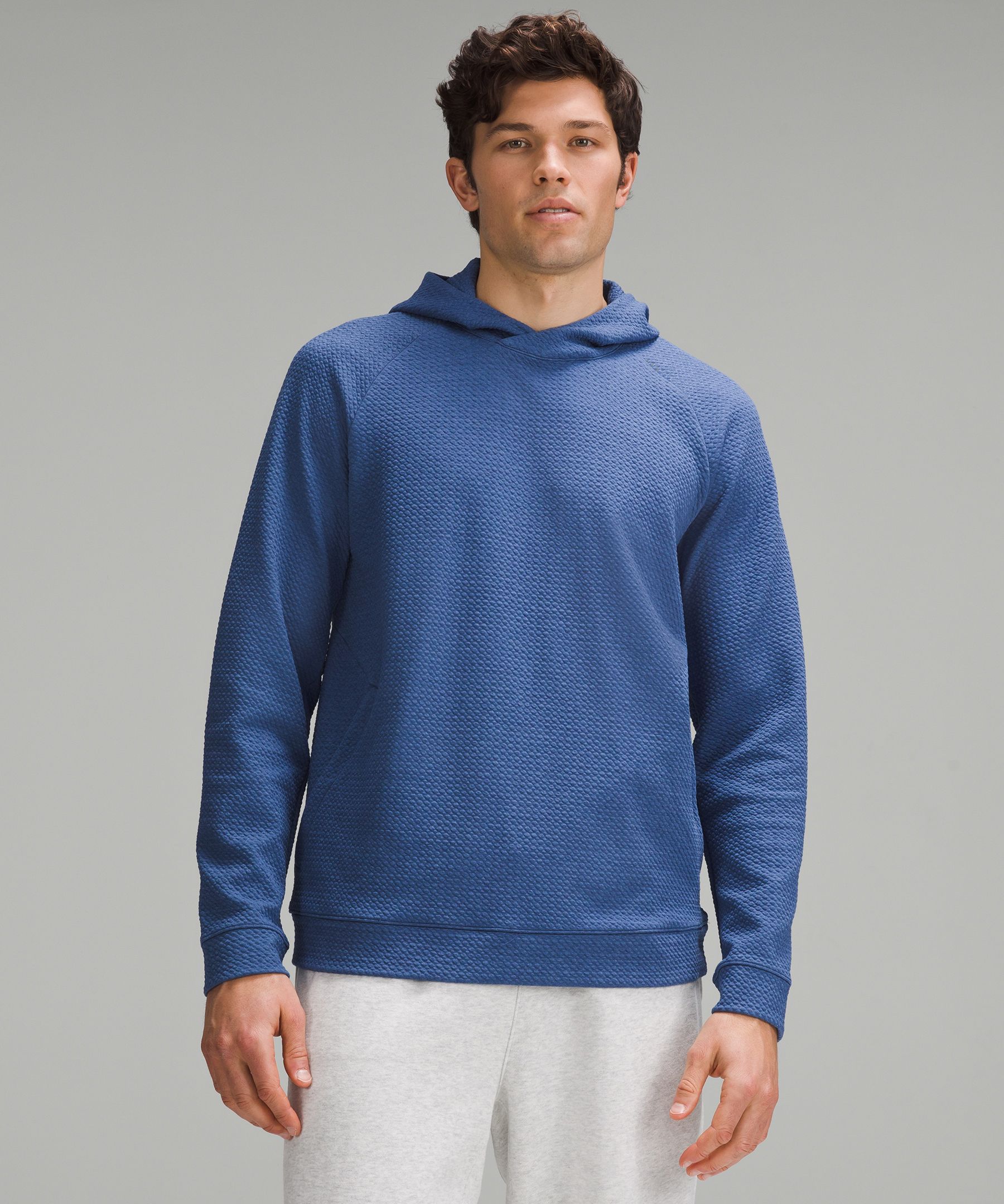 Men's Lululemon Allaround Hooded Sweater XL Gray Sweatshirt Pullover Hoodie