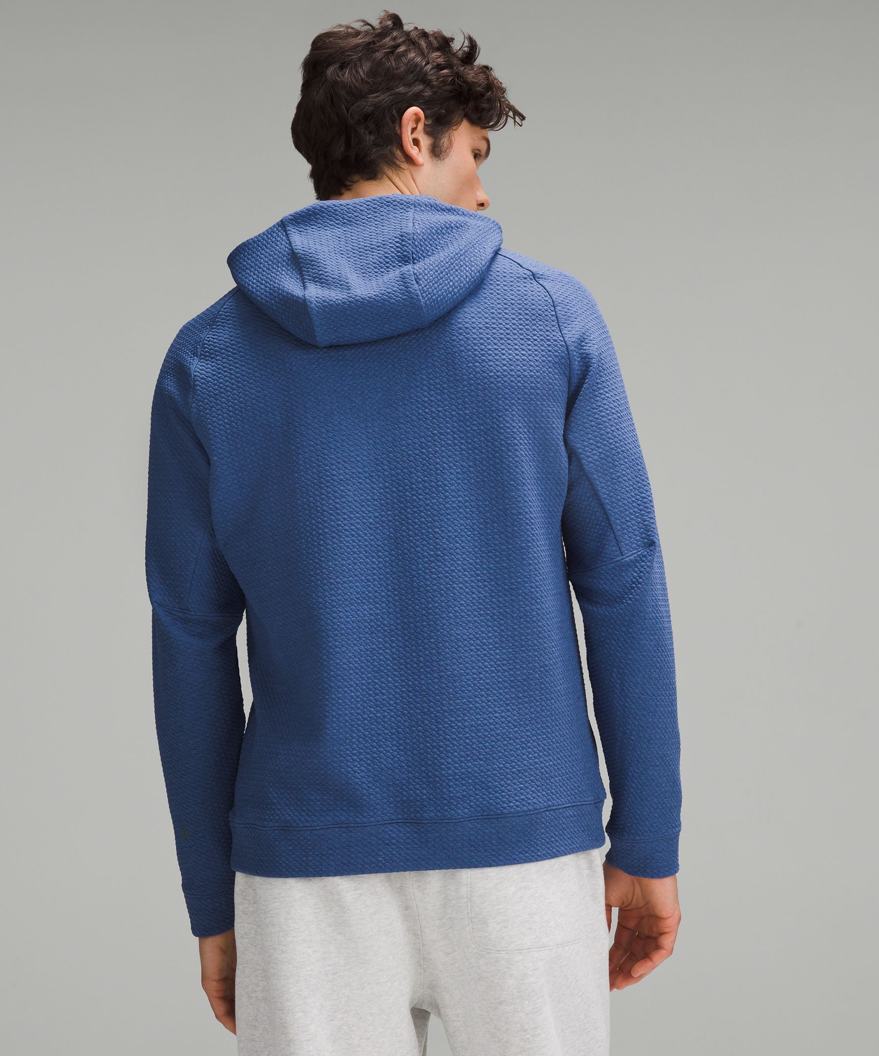 Textured Double-Knit Cotton Hoodie