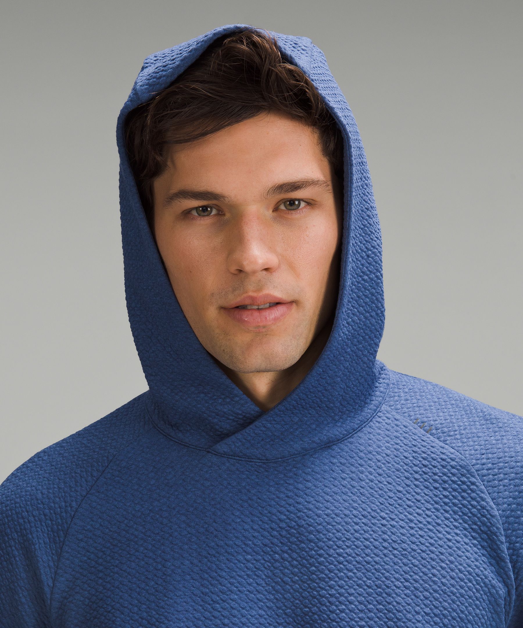 Textured Double-Knit Cotton Hoodie