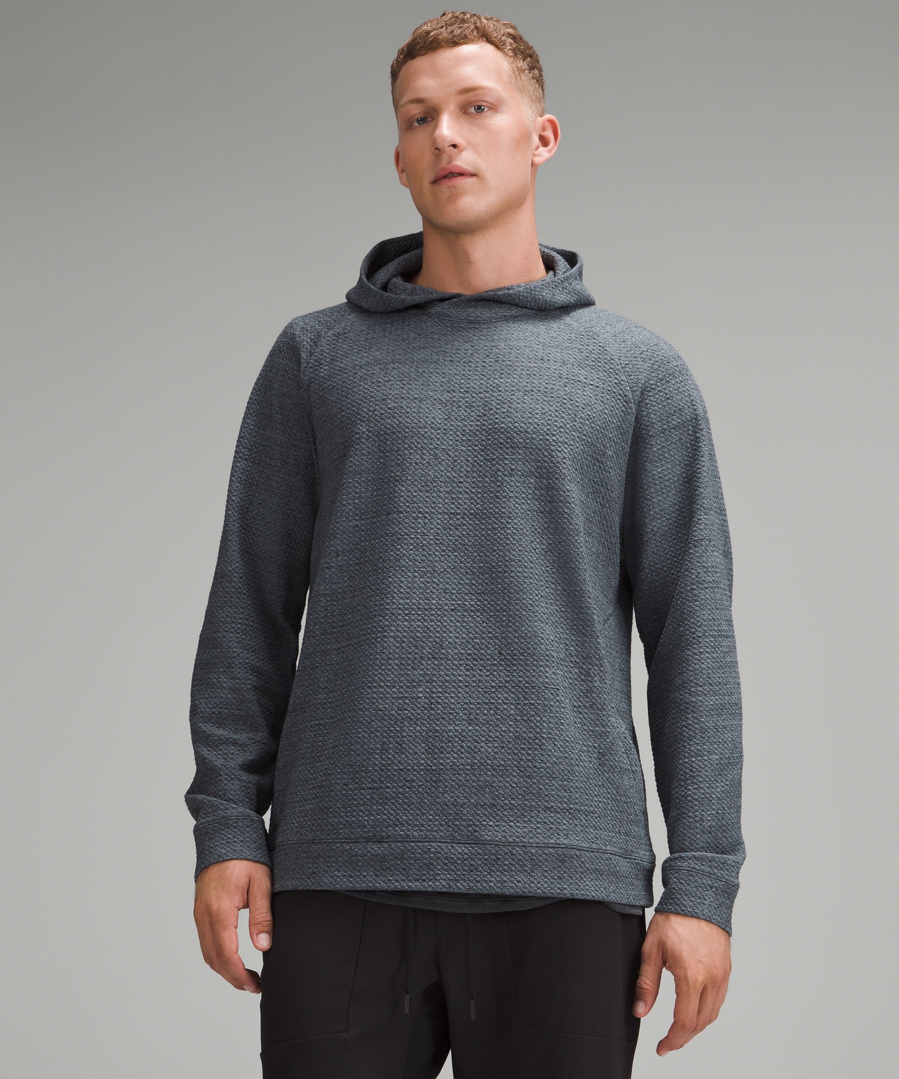 Textured Double Knit Cotton Hoodie Men s Hoodies Sweatshirts lululemon