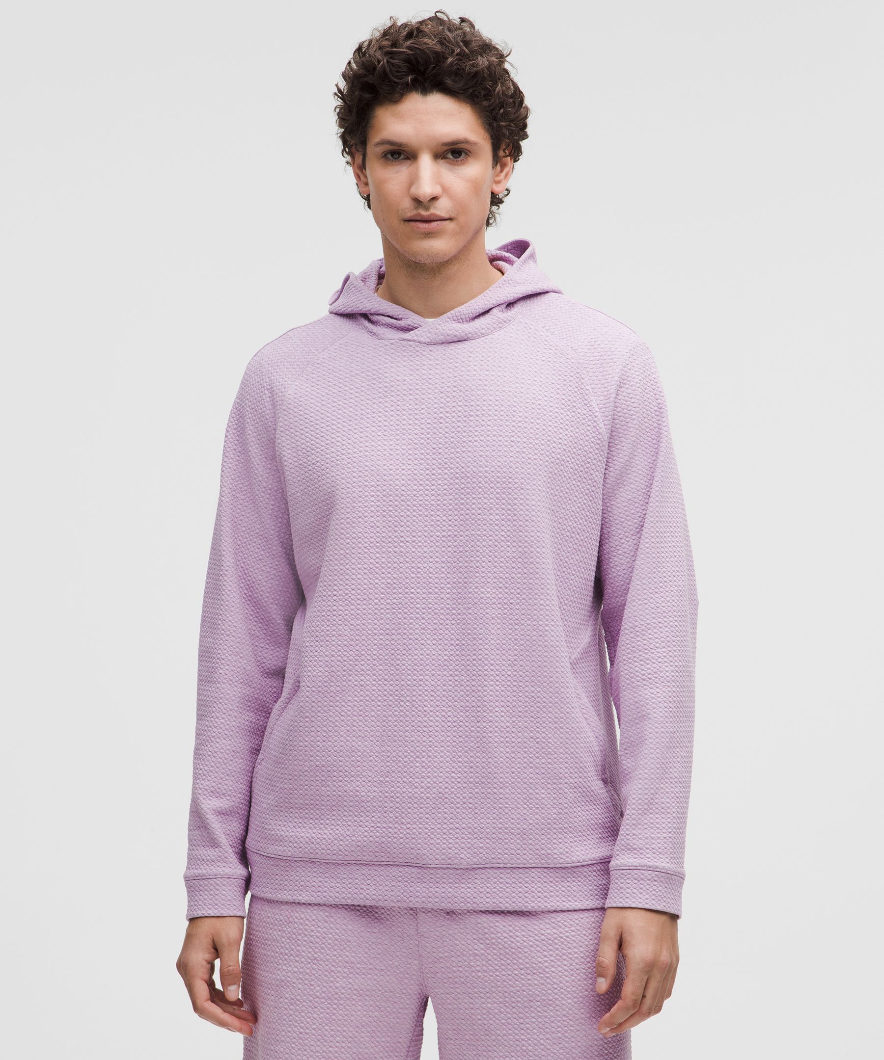 Textured Double-Knit Cotton Hoodie