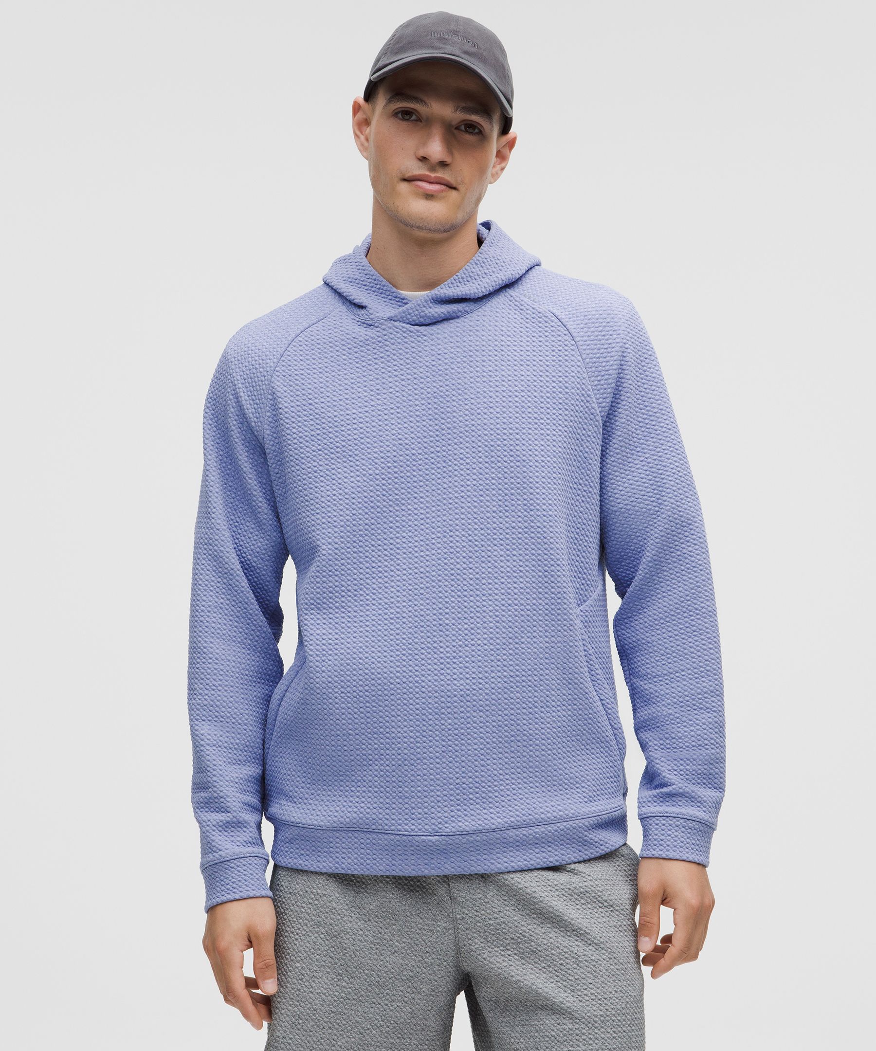 Textured Double-Knit Cotton Hoodie
