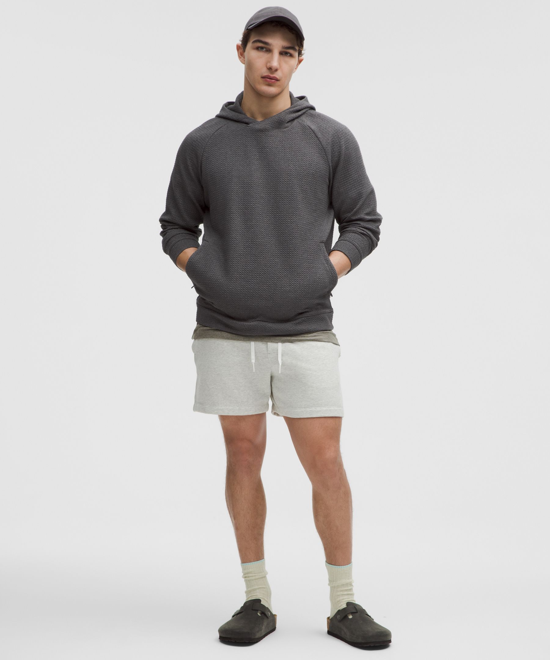 Textured Double-Knit Cotton Hoodie | Men's Hoodies & Sweatshirts