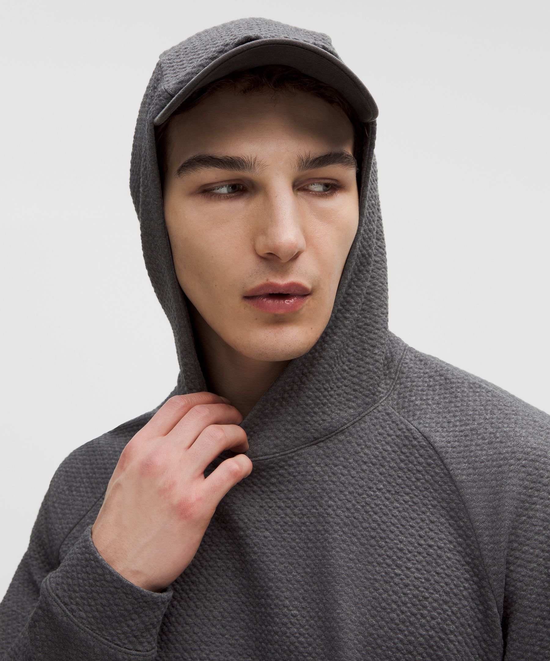 Textured Double-Knit Cotton Hoodie | Men's Hoodies & Sweatshirts