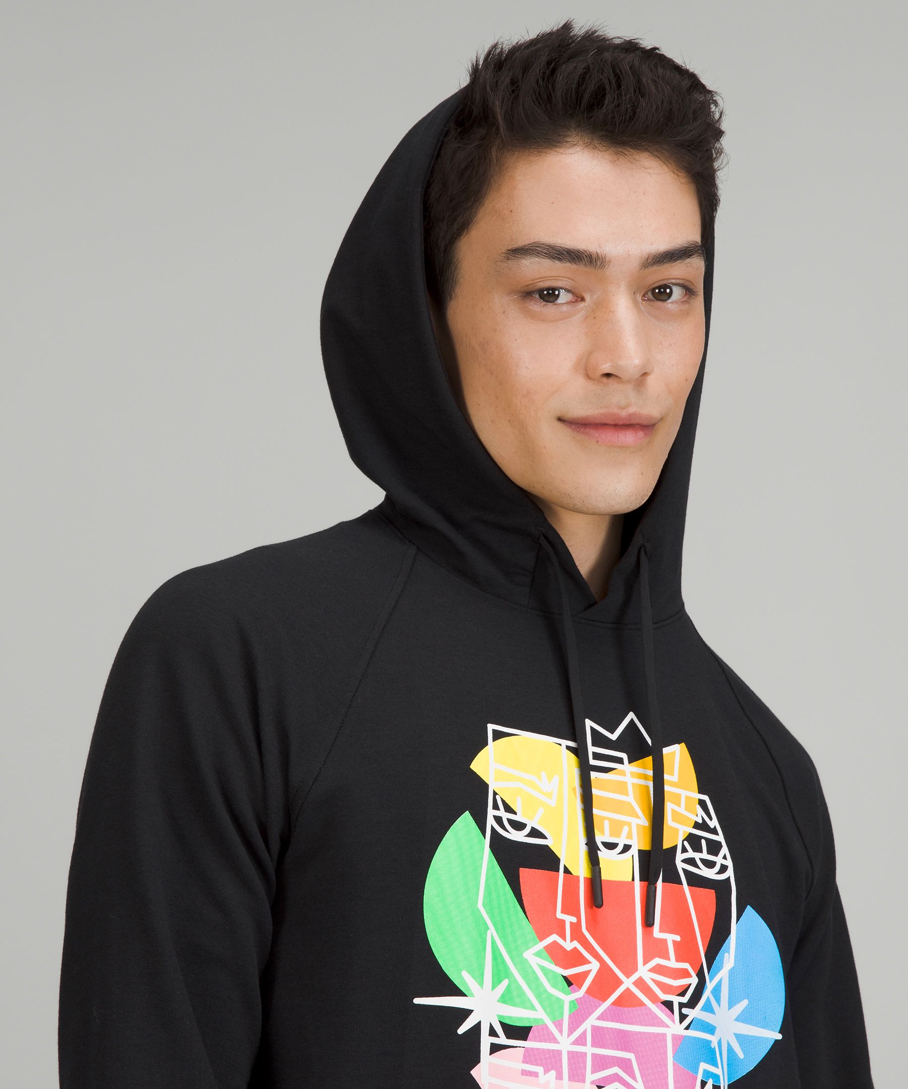 Hoodie 3d best sale trefoil graphic sweat