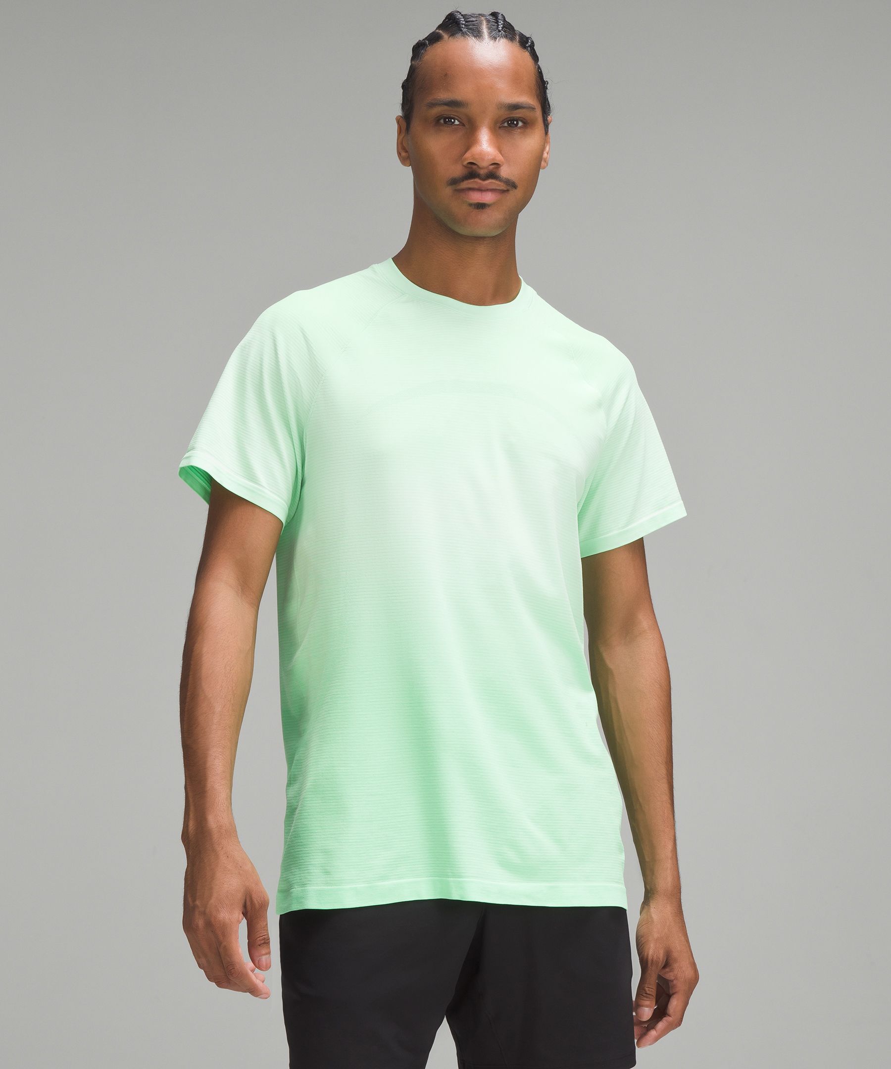 Lululemon Mens Metal Vent Tech Short Sleeve Shirt (Willow Green