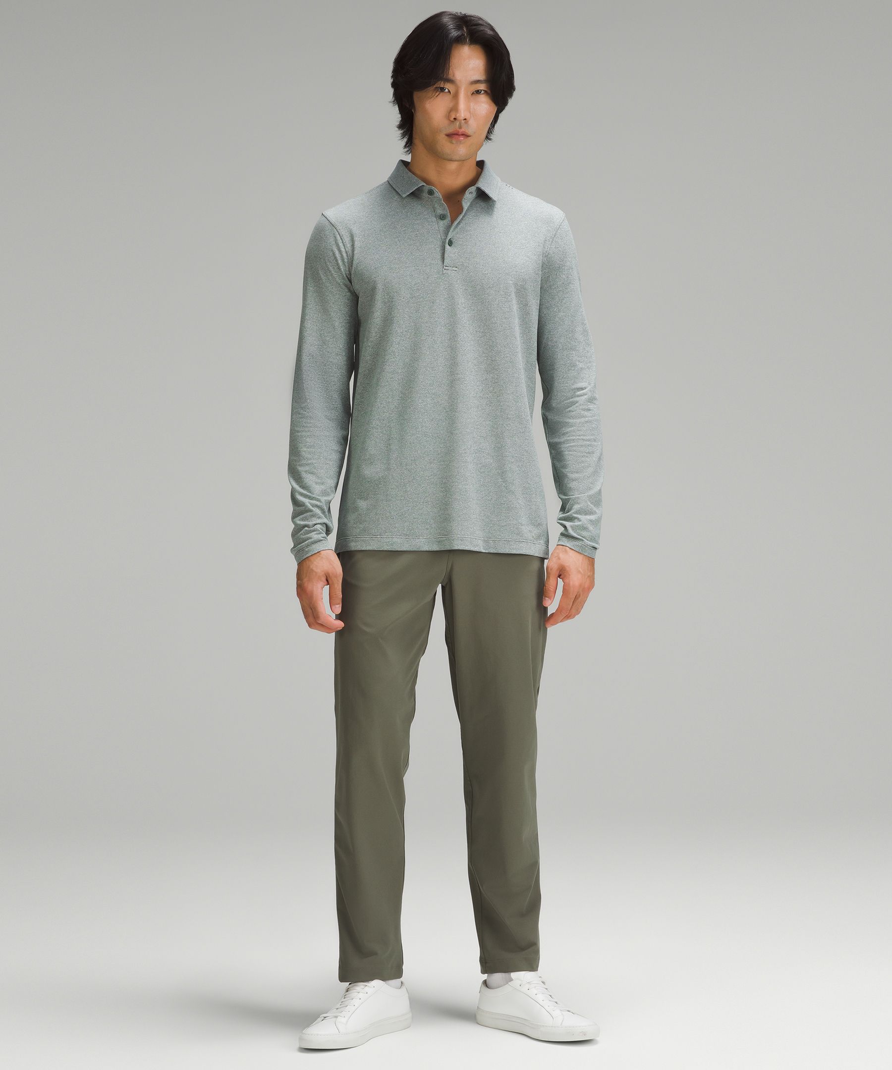 Evolution Long-Sleeve Polo Shirt *Pique