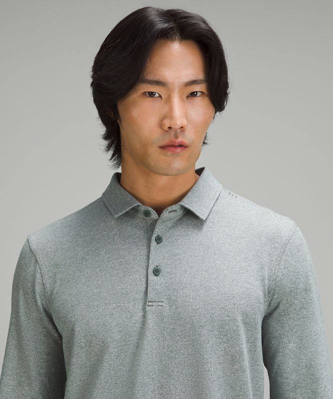 Evolution Long-Sleeve Polo Shirt *Pique Fabric