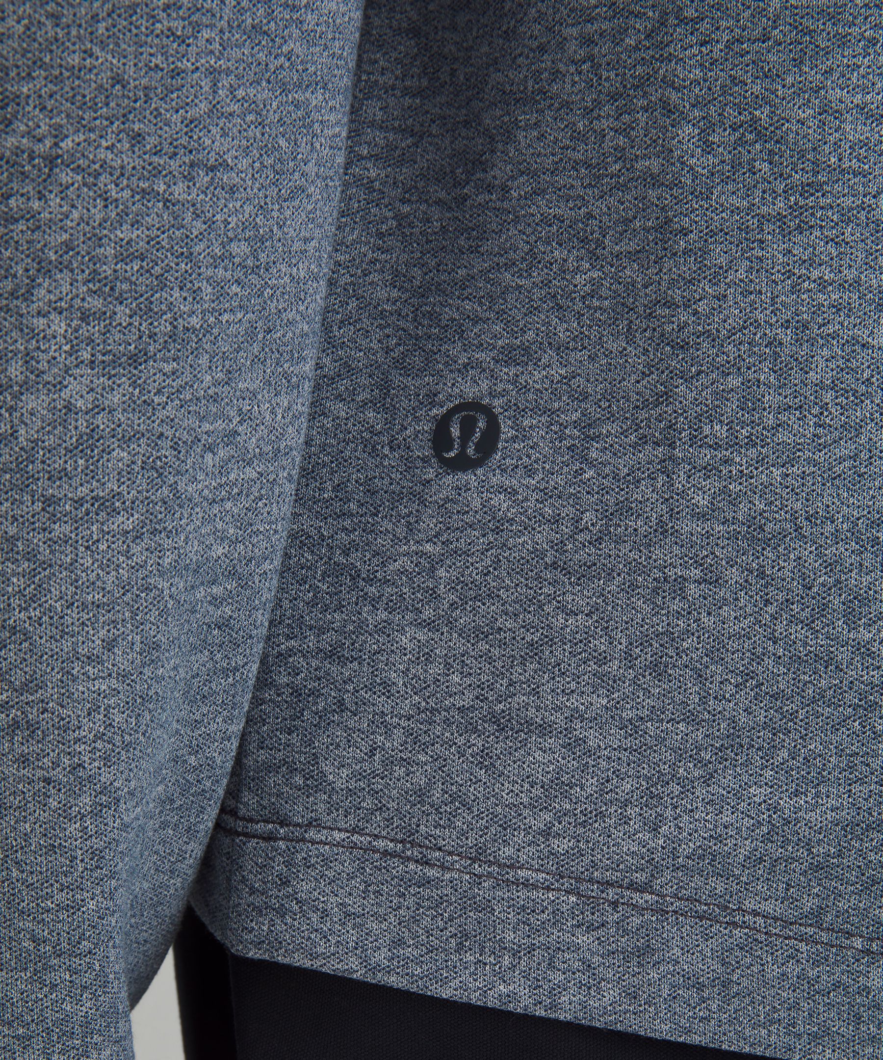 NWT Lululemon Think Fast Long Sleeve ~SIZE:2~Heathered Herringbone  Heathered Bla