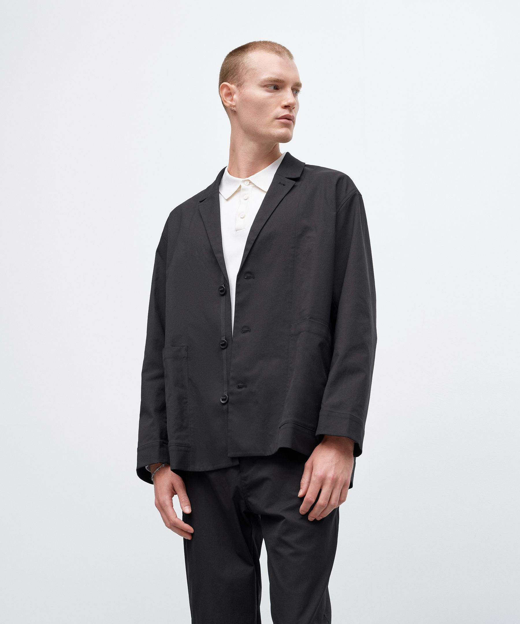 Twill Built-In Flex Blazer