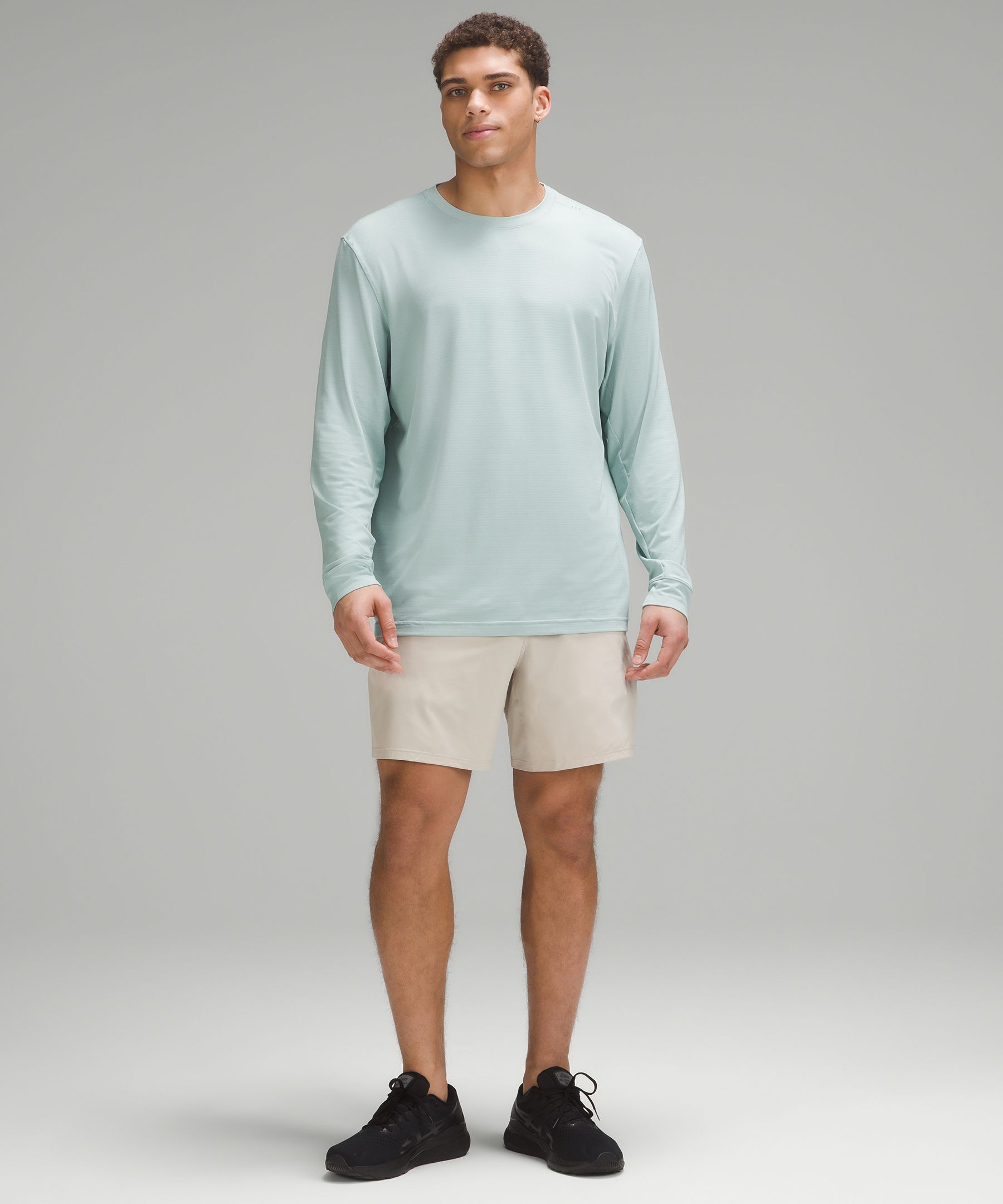 Shop Lululemon License To Train Relaxed-fit Long-sleeve Shirt