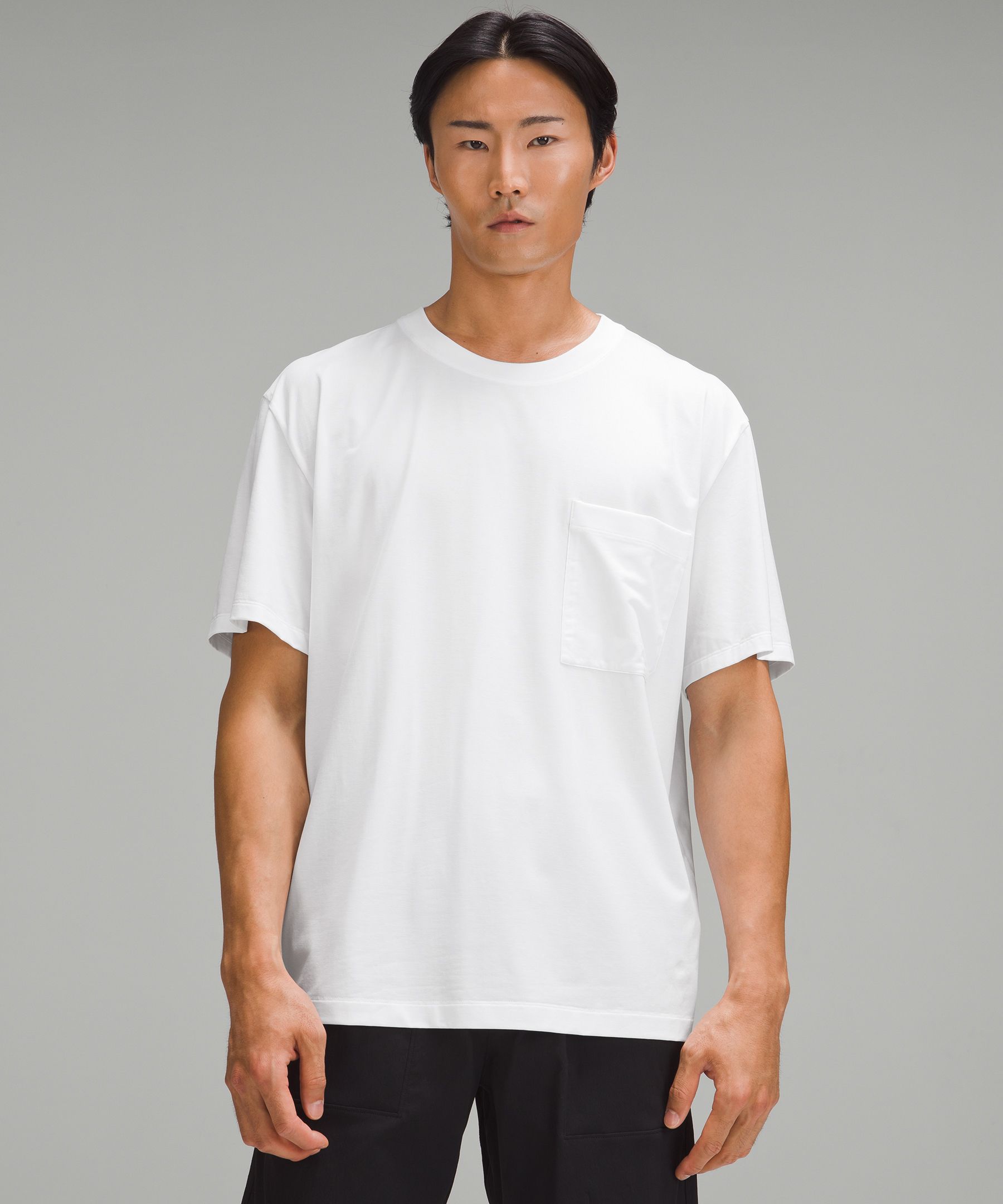 Essential Oversized Pocket T-Shirt - White | Destructive