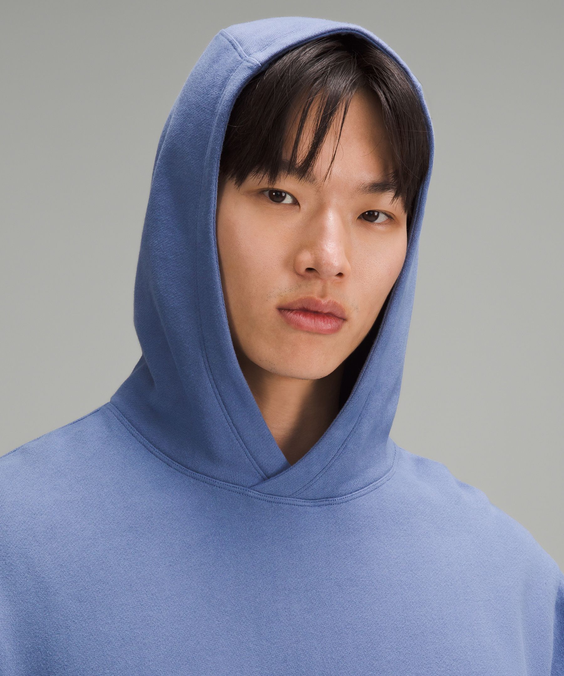 Blue Steady State cotton-blend hoodie, Lululemon