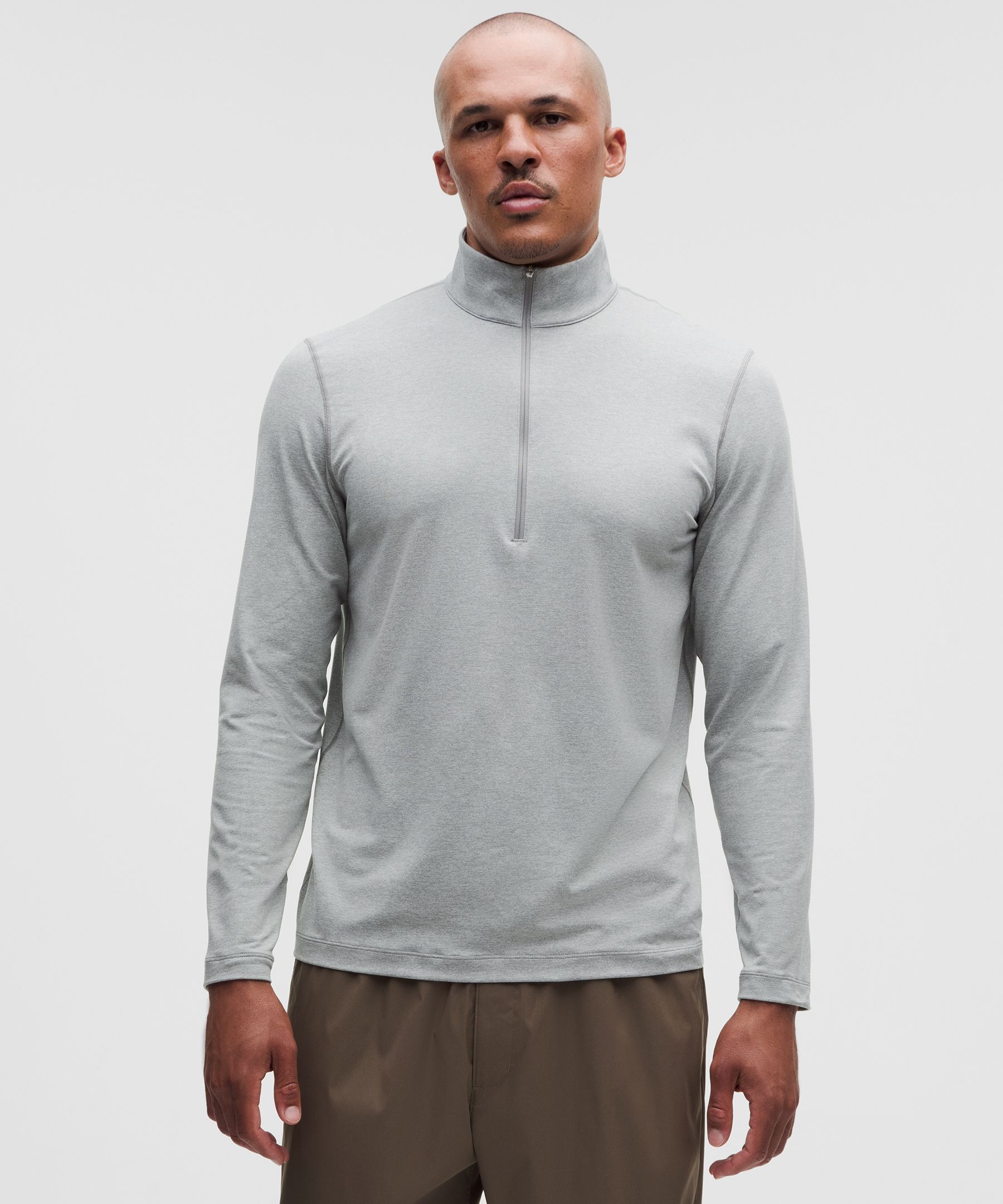 Jersey Soft Jersey con media cremallera