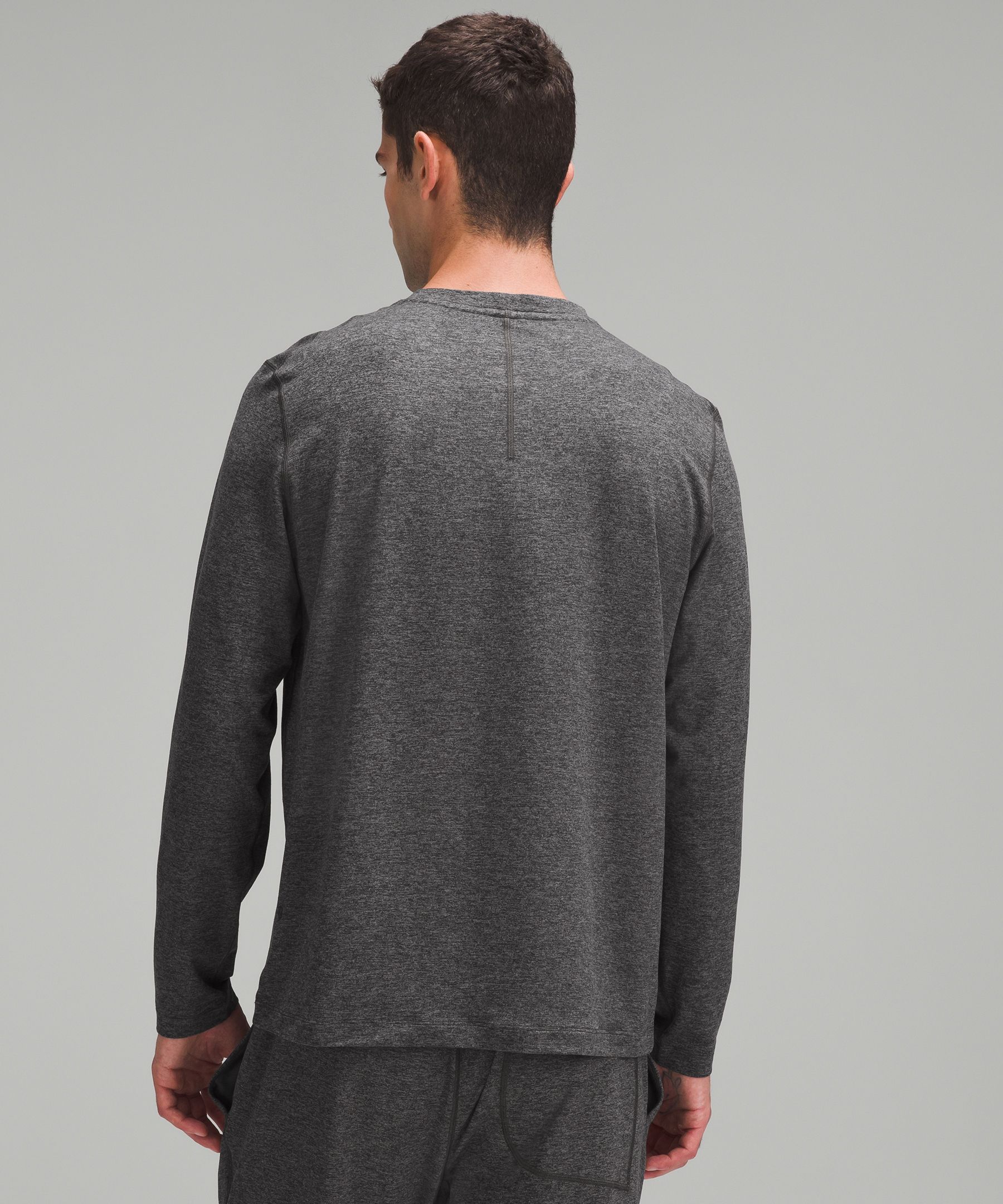 Lululemon Gray Mix Long Sleeve Performance T-Shirt