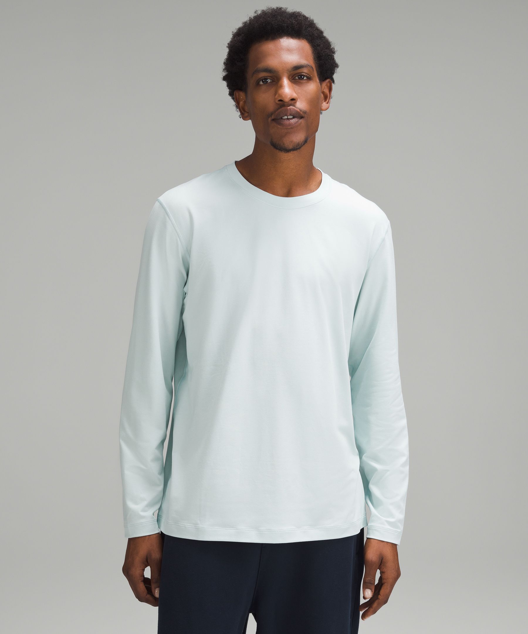 LULULEMON Steady State Cotton-Blend Jersey Half-Zip Sweatshirt for