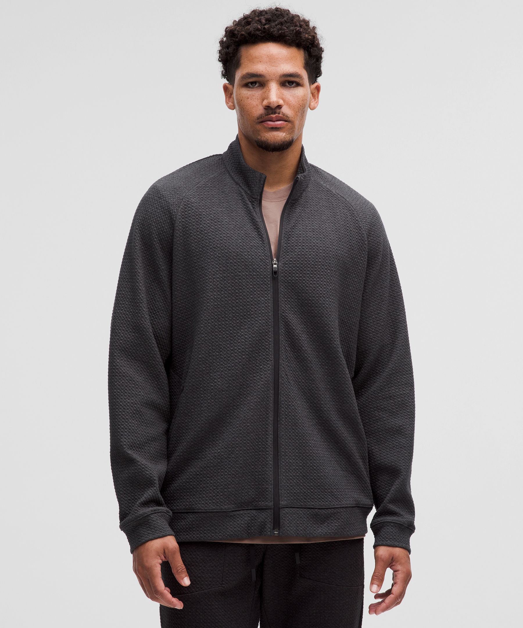 Textured DoubleKnit Cotton Zip Up lululemon Hong Kong SAR