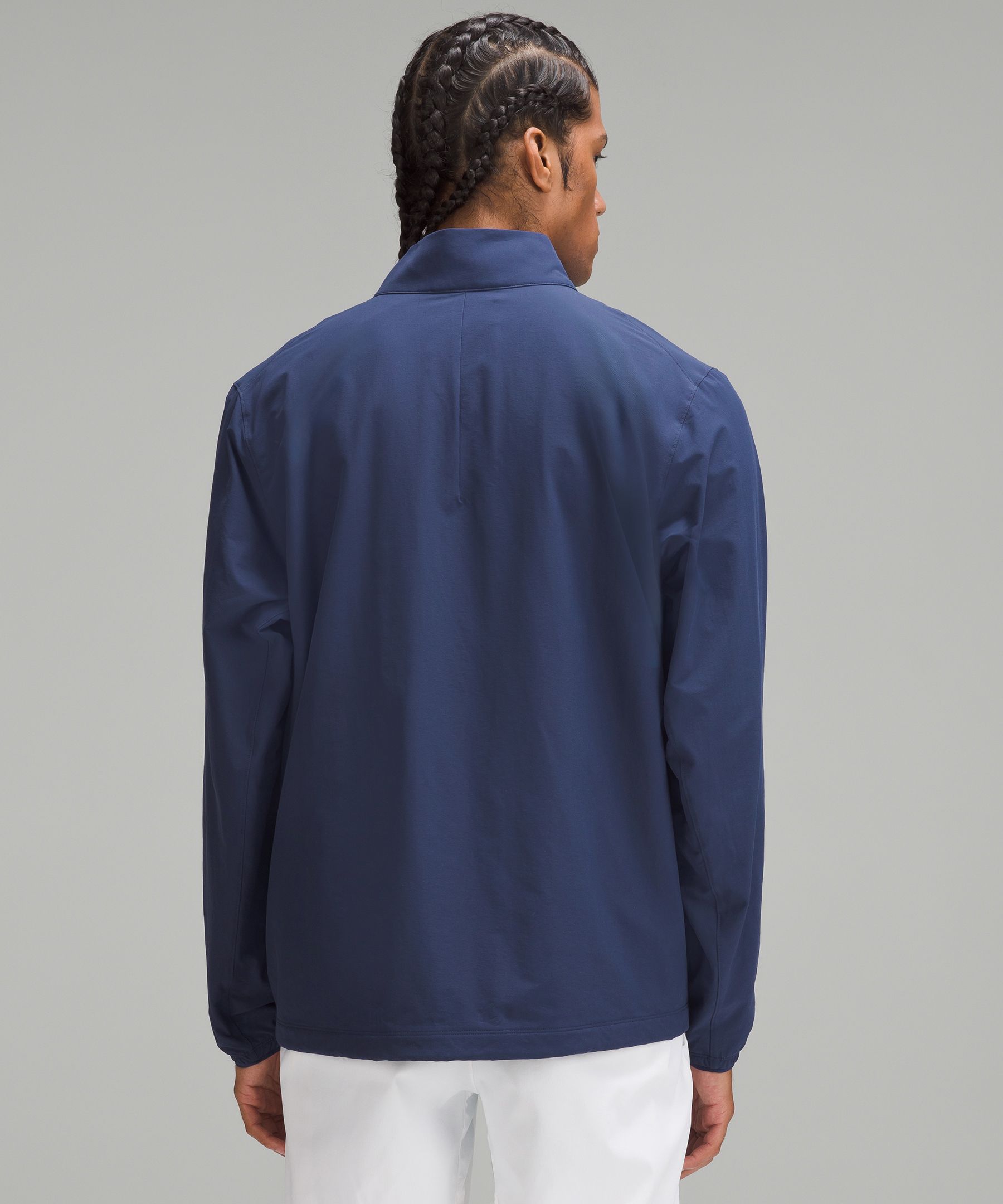 Grey Golf half-zip recycled-fibre blend jacket, Lululemon