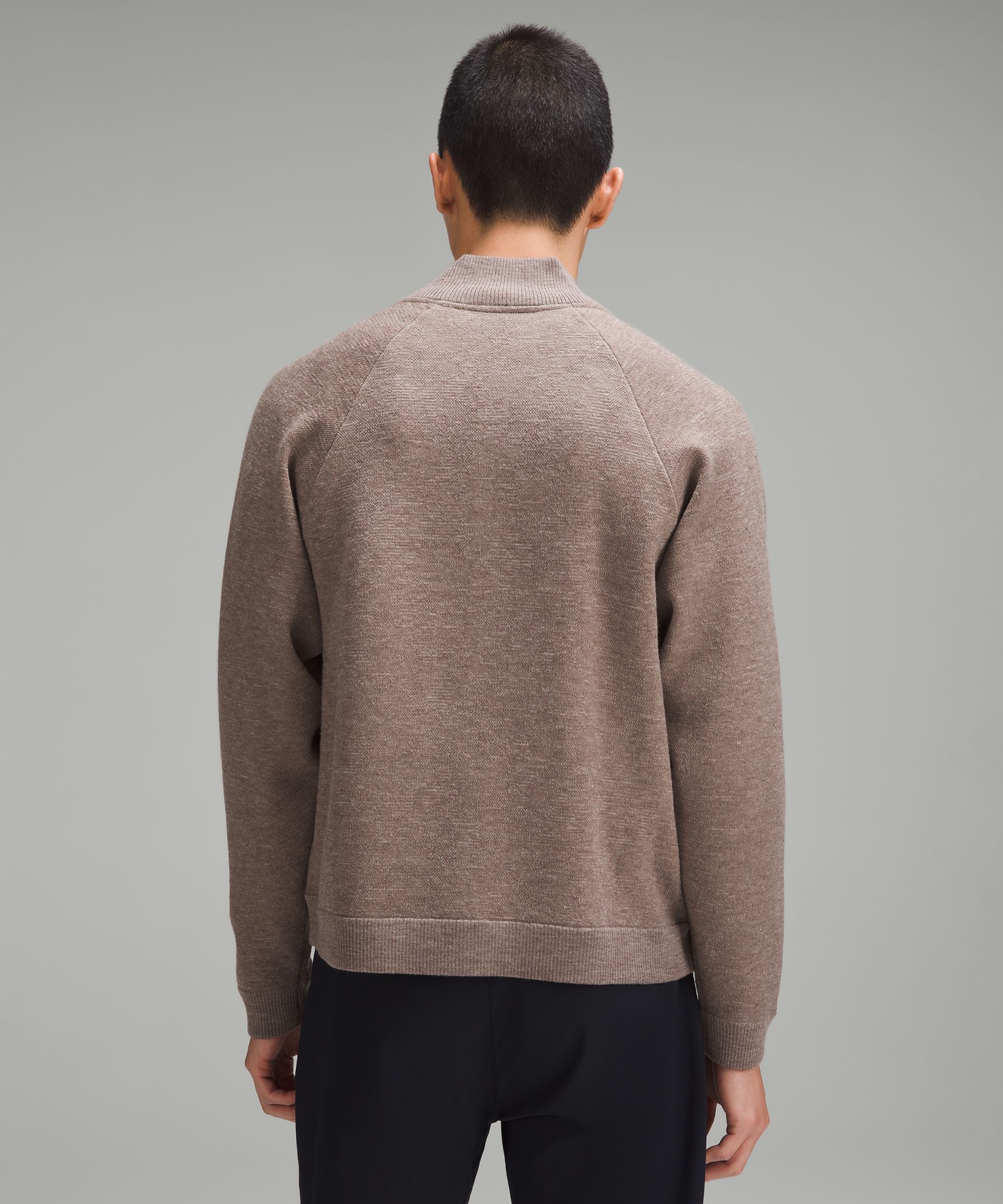 lululemon lab Merino Wool-Knit Zippered Sweater | lululemon MY