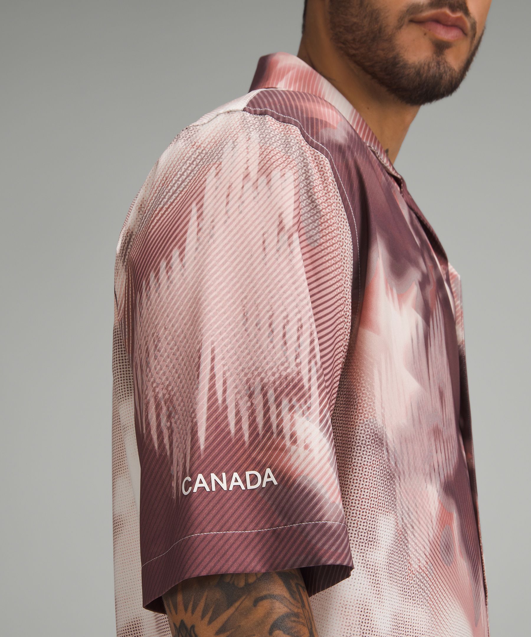 Team Canada Men's Button-Down Shirt *COC Logo | Short Sleeve Shirts & Tee's