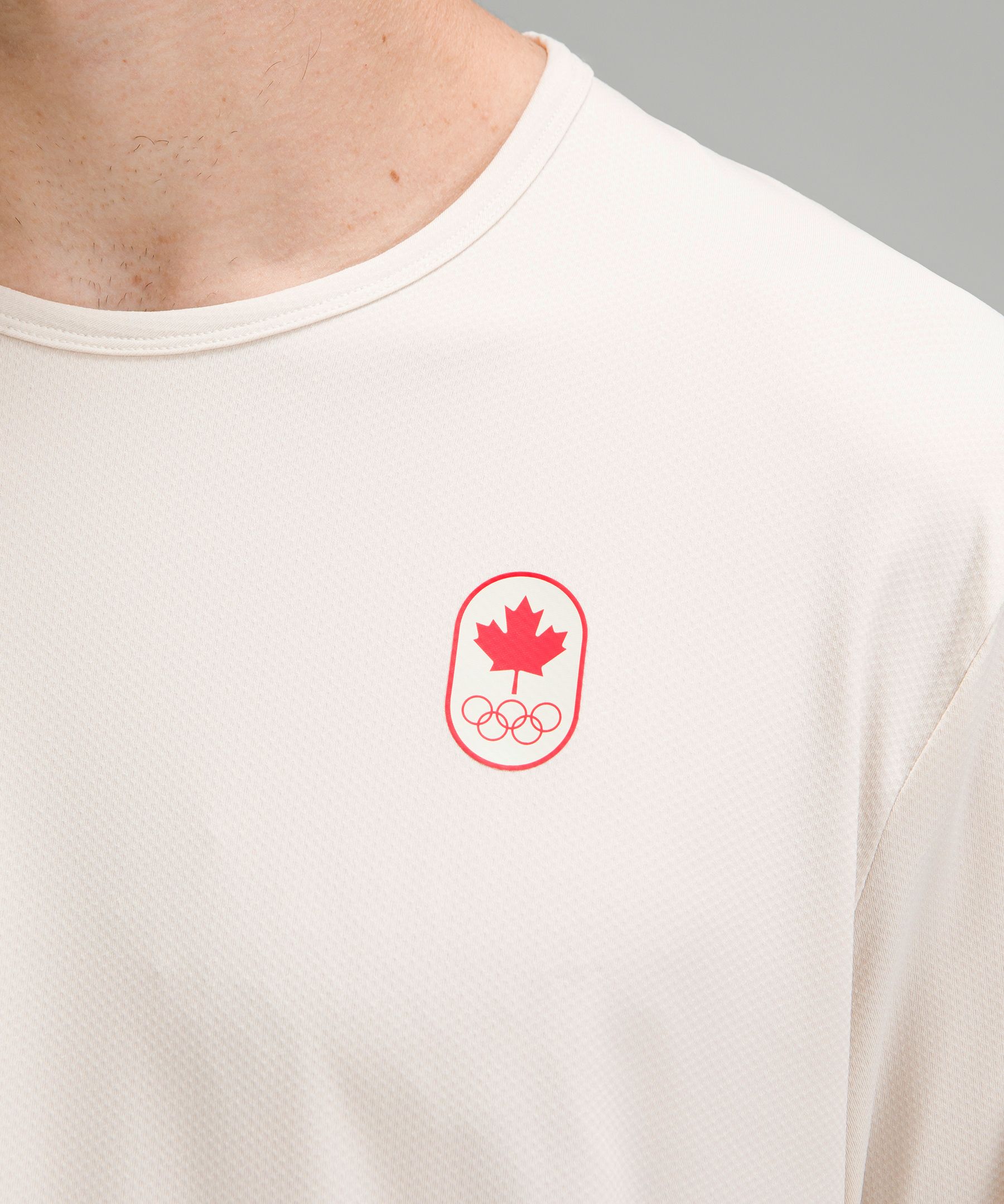 Team Canada lululemon Fundamental Jacquard Long-Sleeve Shirt *COC Logo | Men's Long Sleeve Shirts