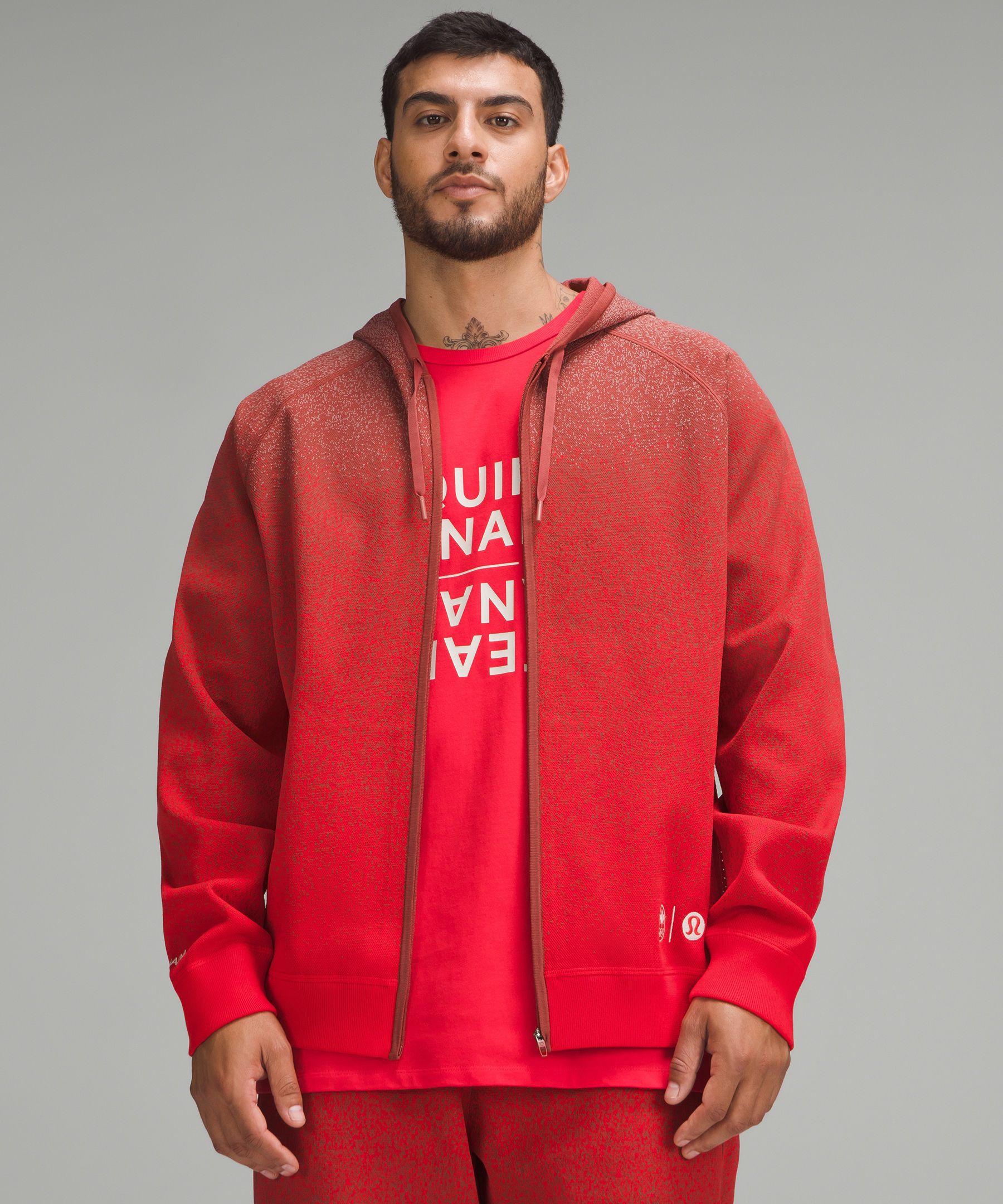 Team Canada Men's Knit Full-Zip Hoodie *COC Logo | Hoodies & Sweatshirts