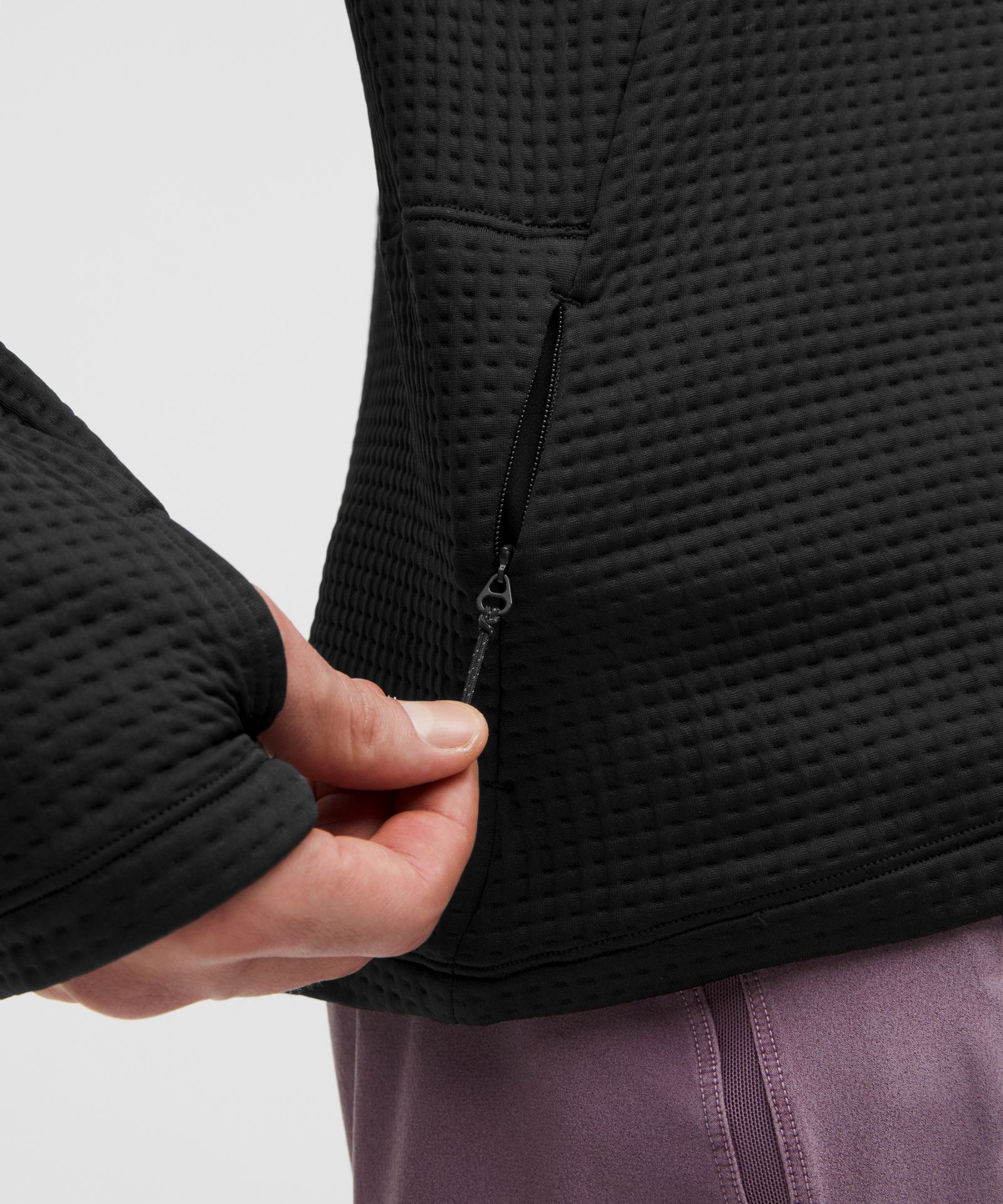 Мужской свитшот Lululemon Waffle-Knit на молнии — фото 5