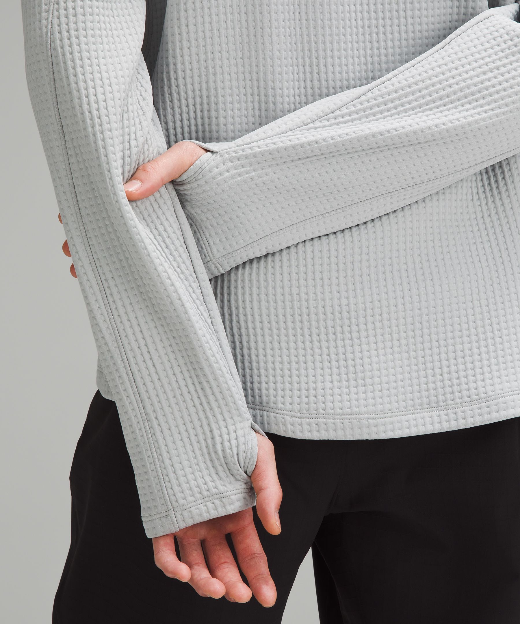 ルルレモンワッフルトレーナー サイドジッパー新品サイズ4 ルルレモンワッフルトレーナー サイドジッパー新品サイズ4 Scuba