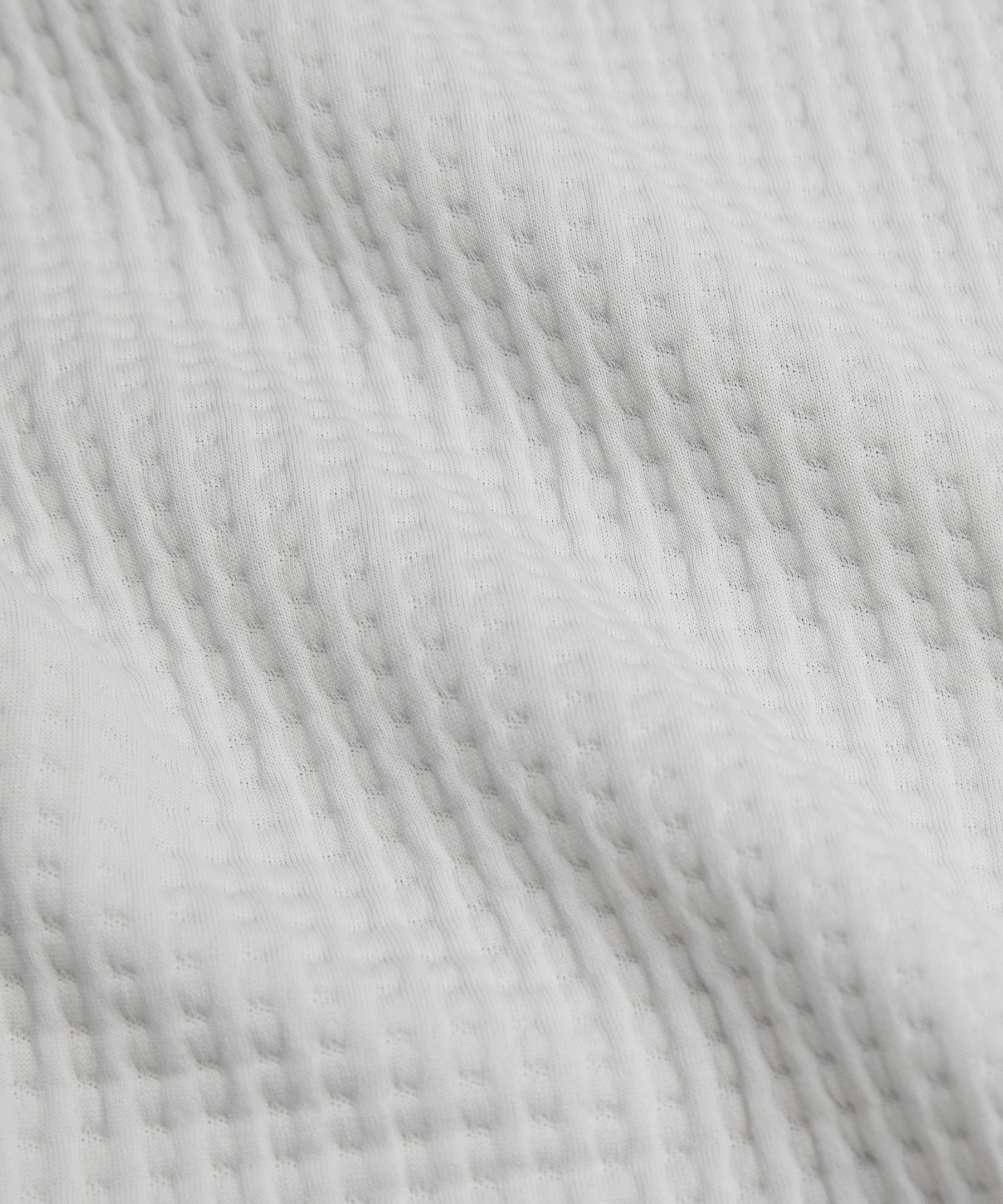 Waffle-Knit Half Zip