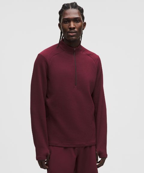 Lululemon Waffle-Knit Half Zip