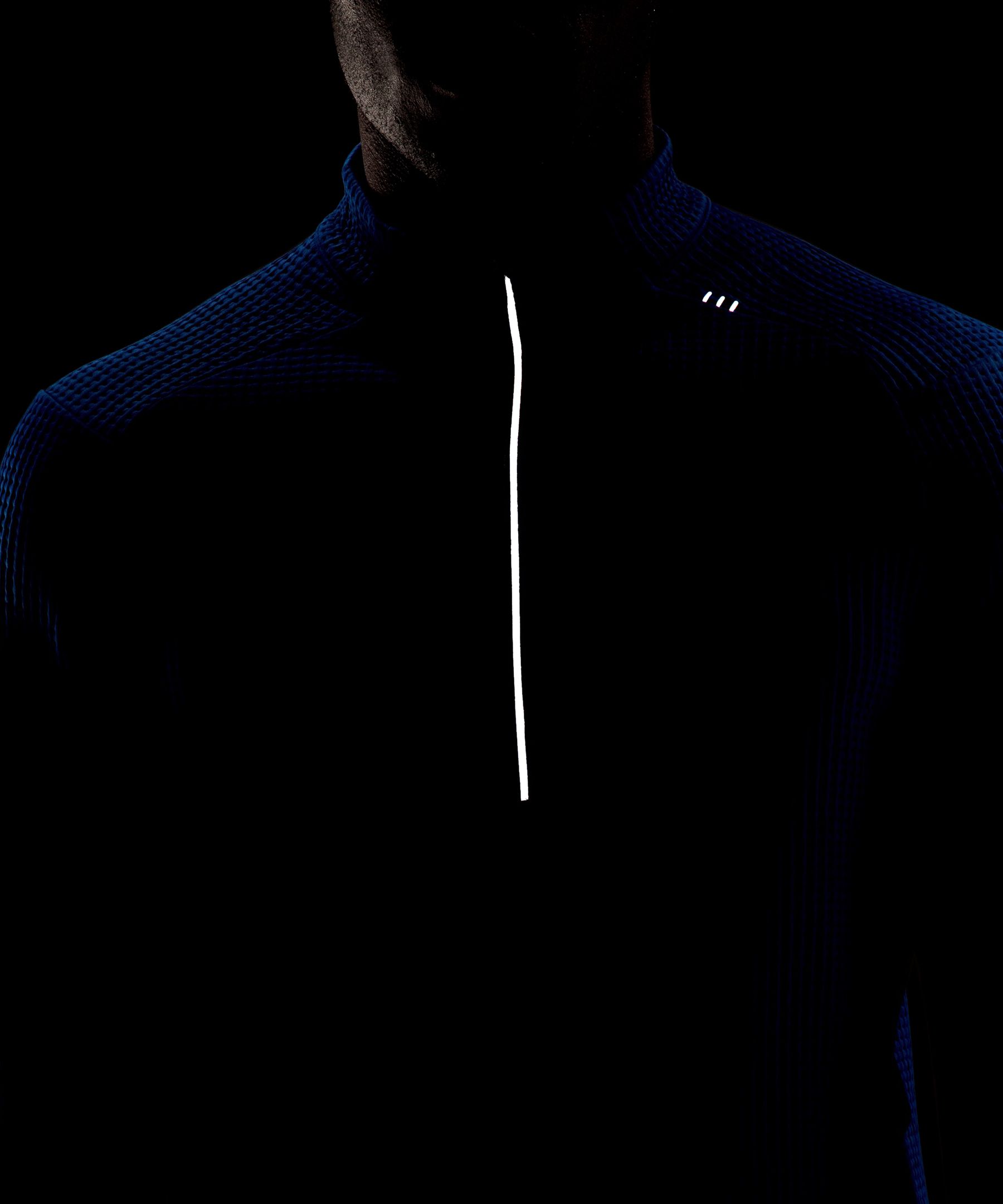 Waffle-Knit Half Zip