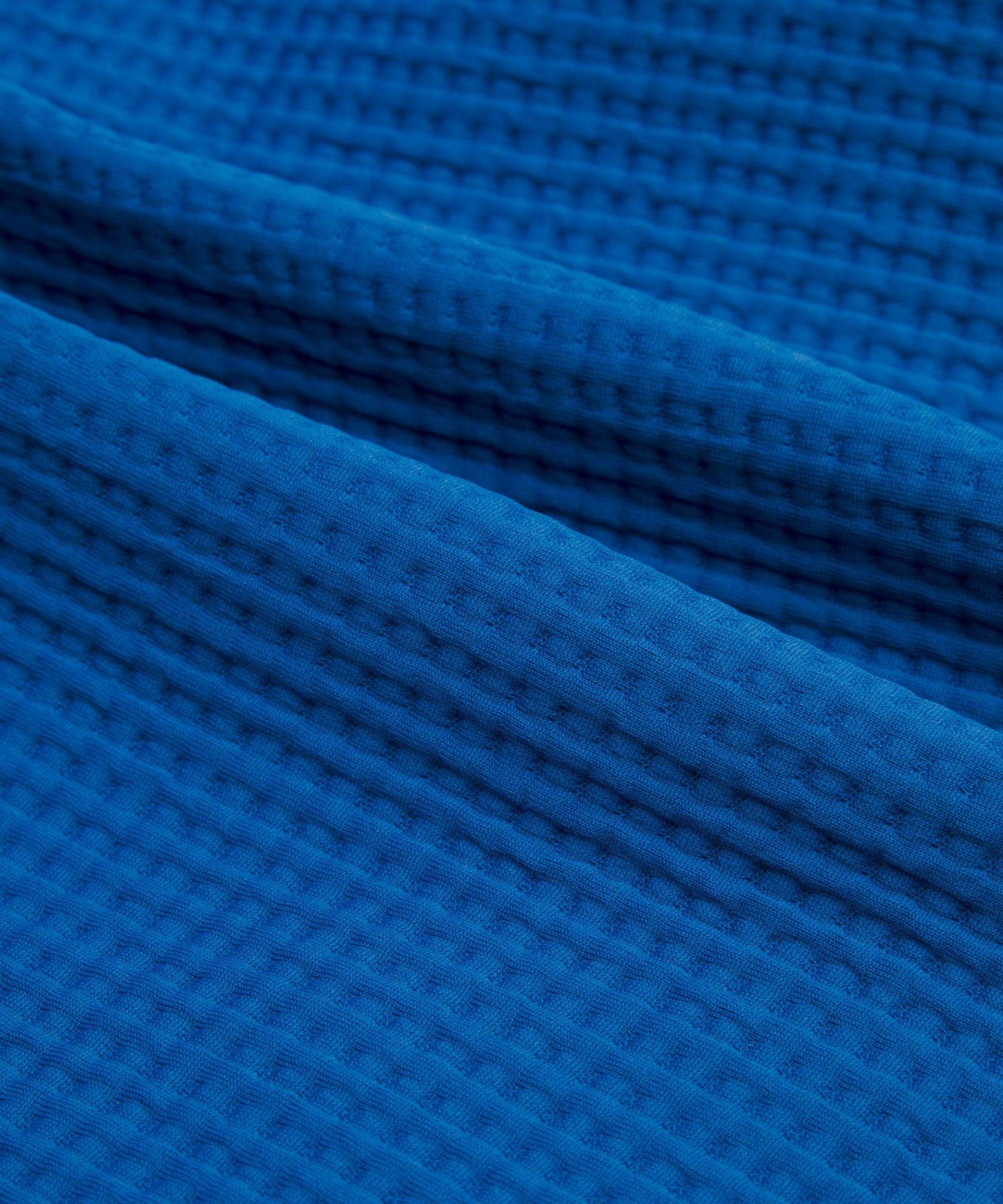 Waffle-Knit Half Zip