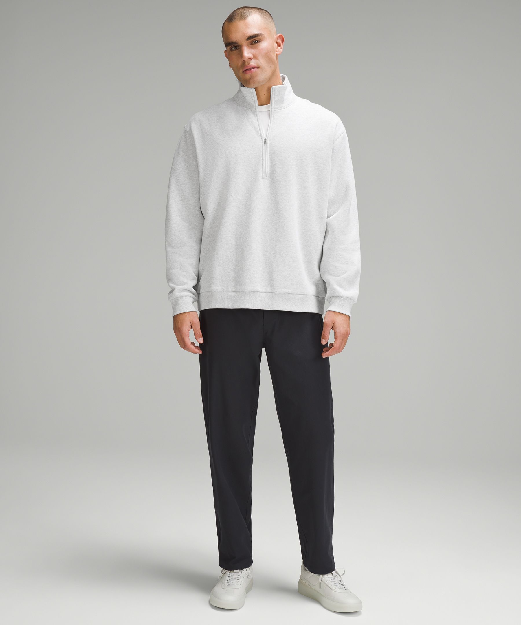Men's Steady State Half Zip & Hoodie. Both XXL & Natural Ivory. I like  both, I can't decide which to keep. What do people think? : r/lululemon