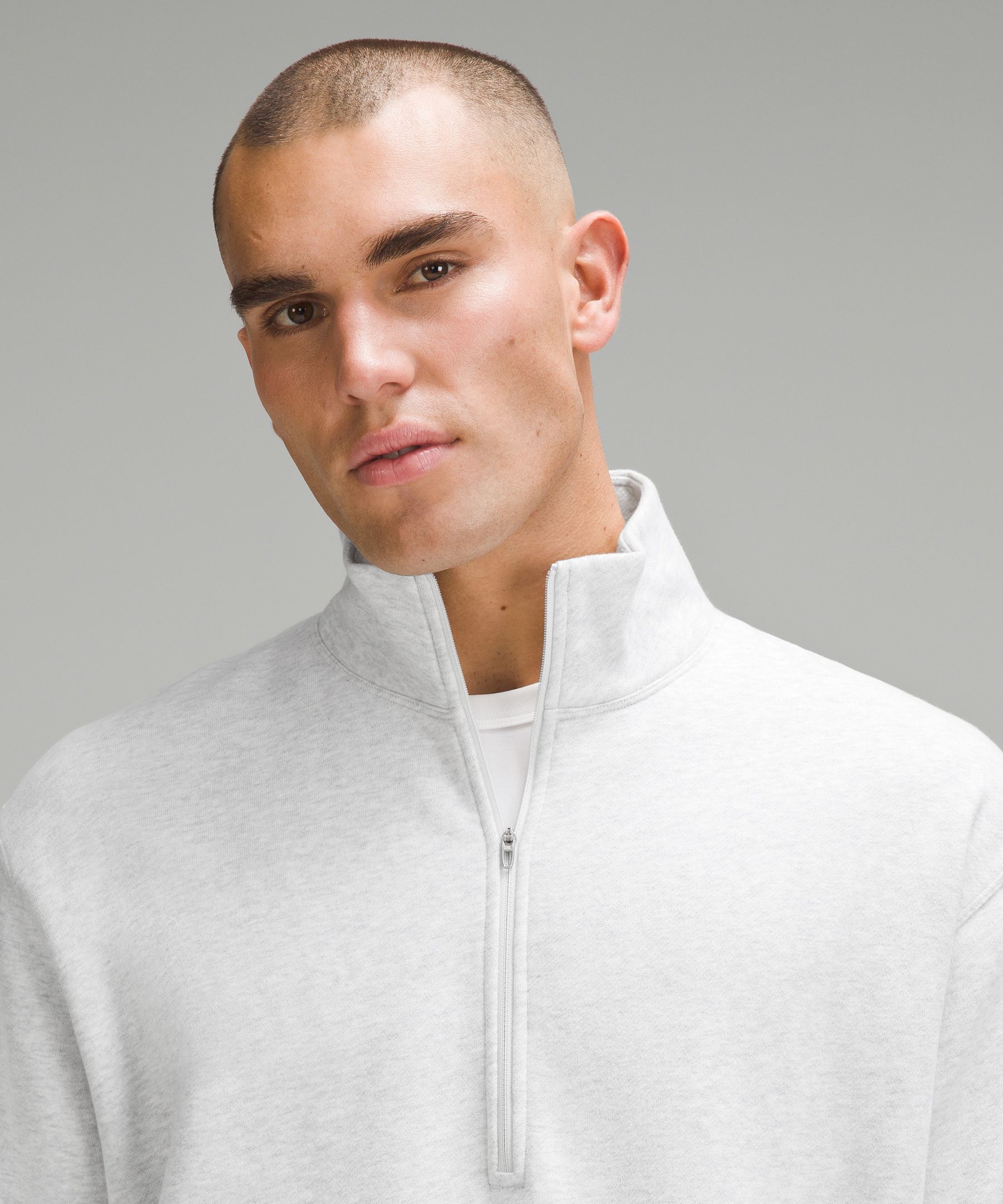 Lululemon - Steady State Cotton-Blend Jersey Half-Zip Sweatshirt