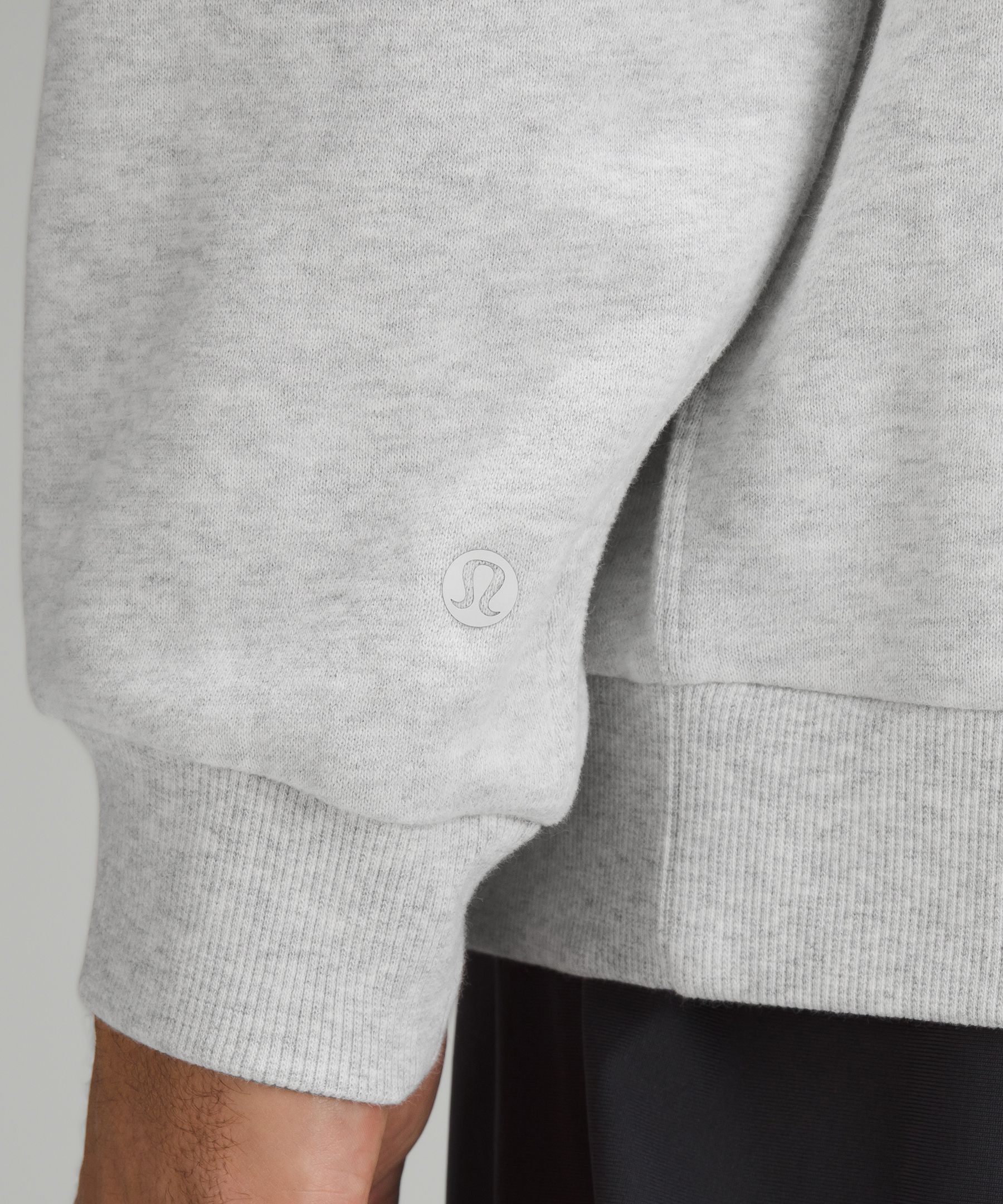 Lululemon Mens Nomad Steady State Half-zip Cotton-blend Sweater