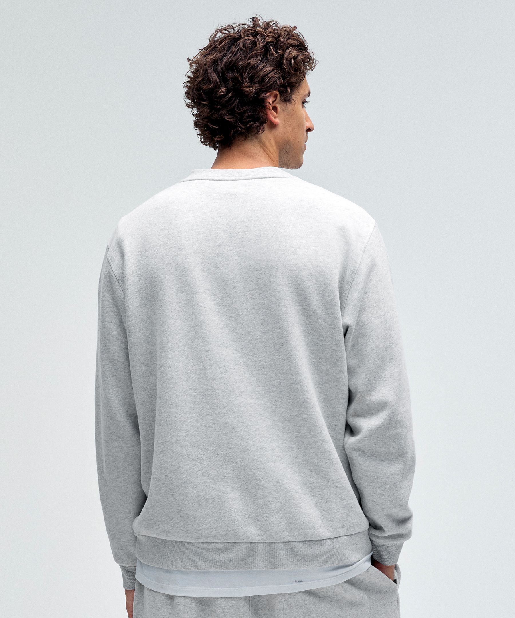 lululemon athletica Steady State Crew Graphic in Gray for Men